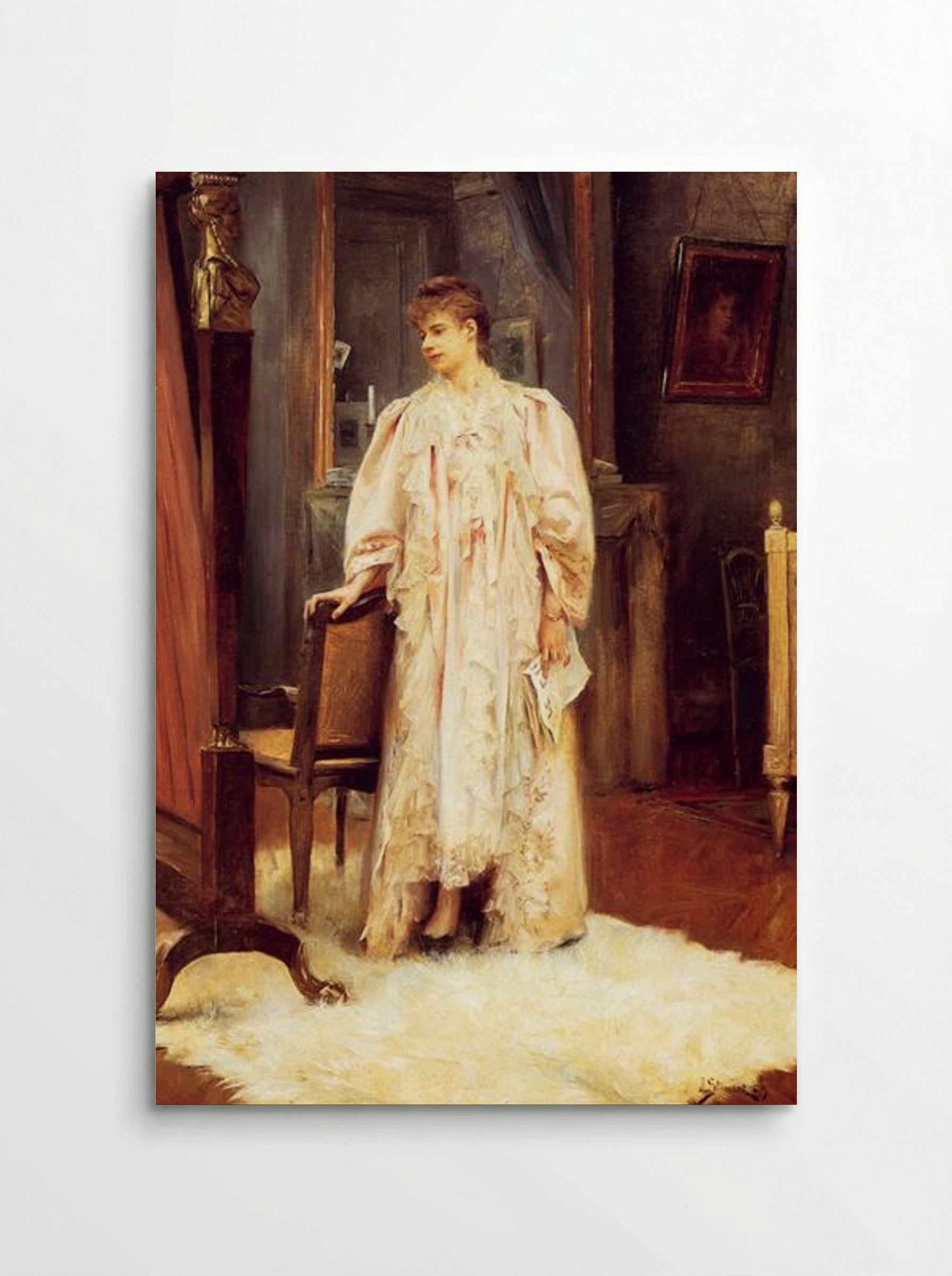 Lady In Her Boudoir - Julius LeBlanc Stewart - Poster
