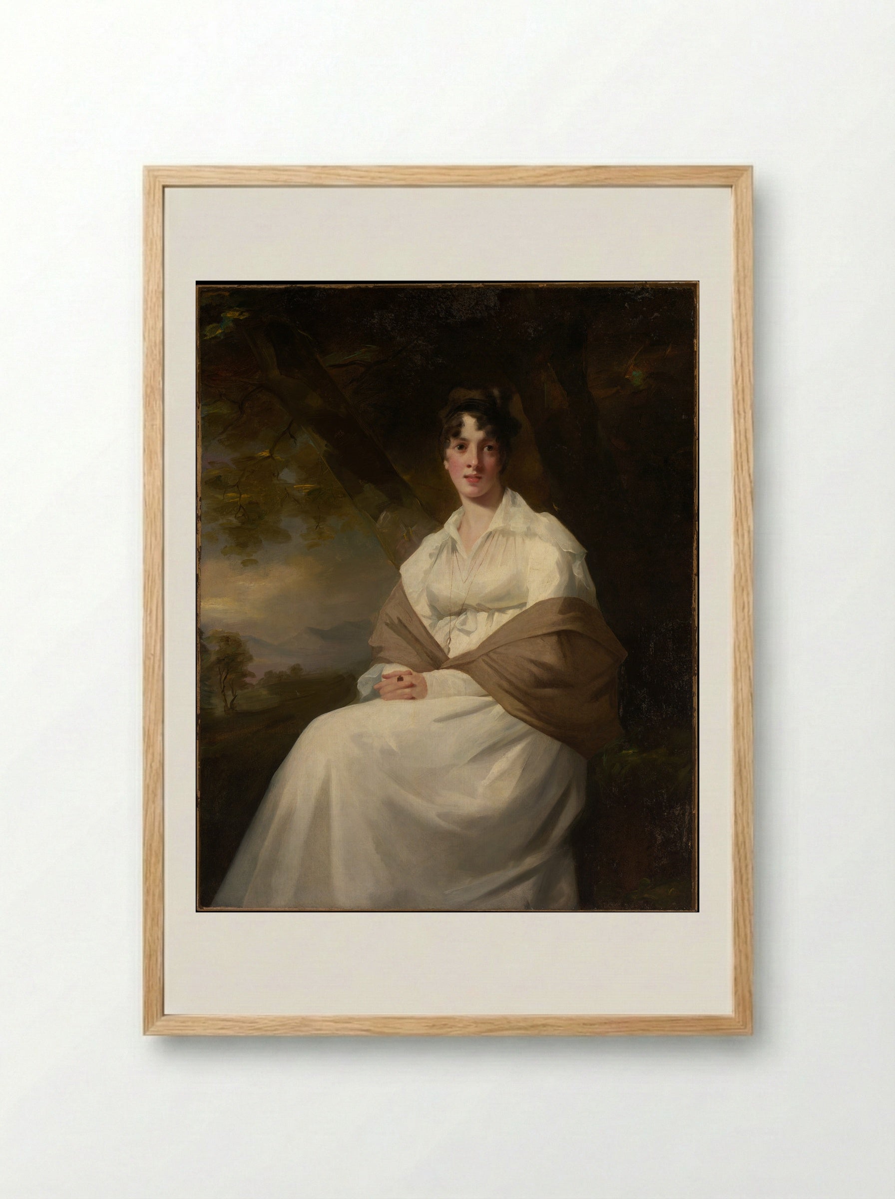 Lady Maitland (Catherine Connor) - Sir Henry Raeburn - Framed Print Wood