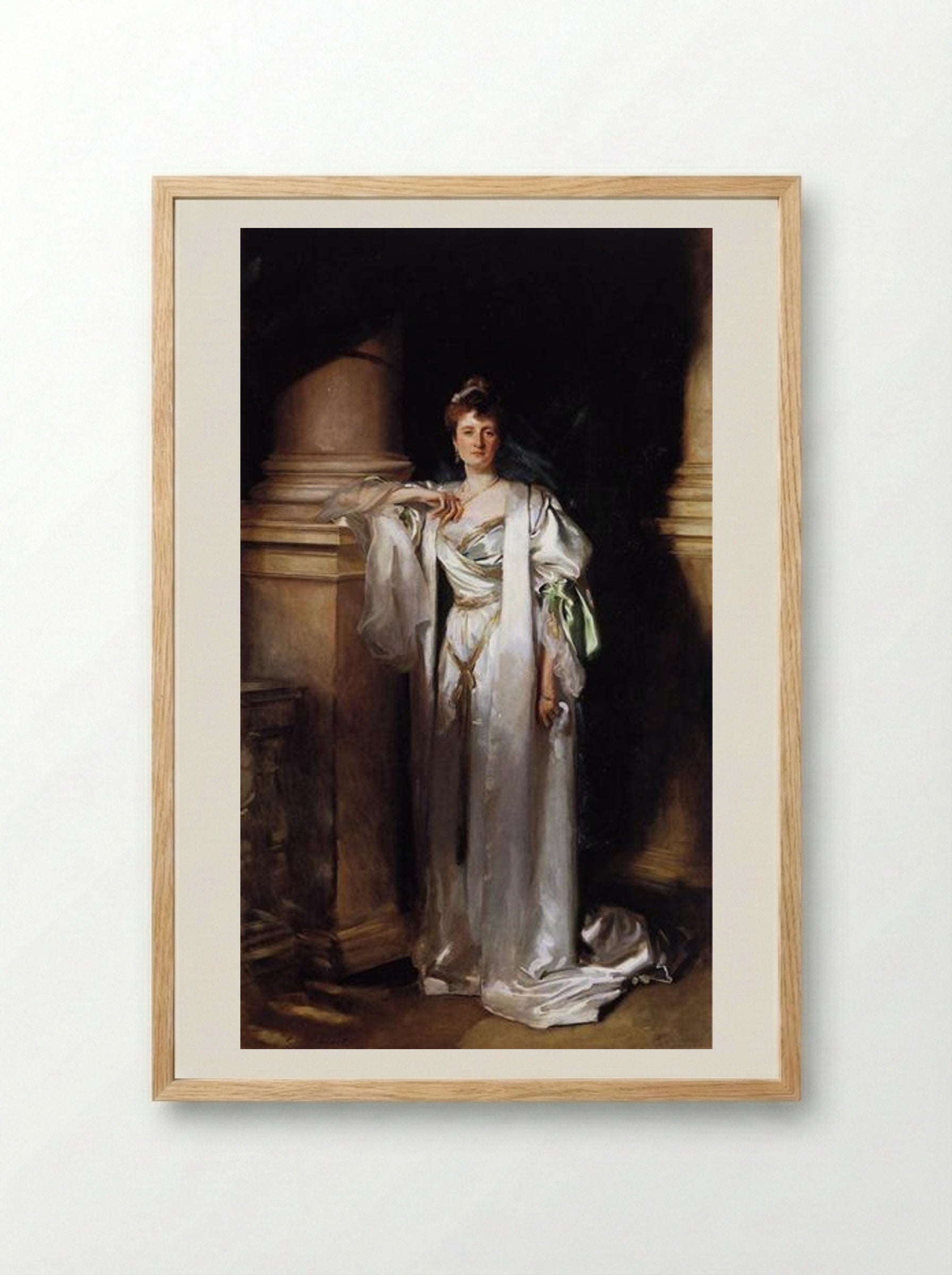 Lady Margaret Spicer - John Singer Sargent - Framed Print Wood