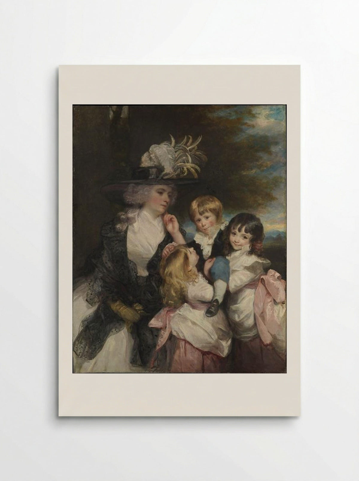 Lady Smith and Her Children - Sir Joshua Reynolds - Poster
