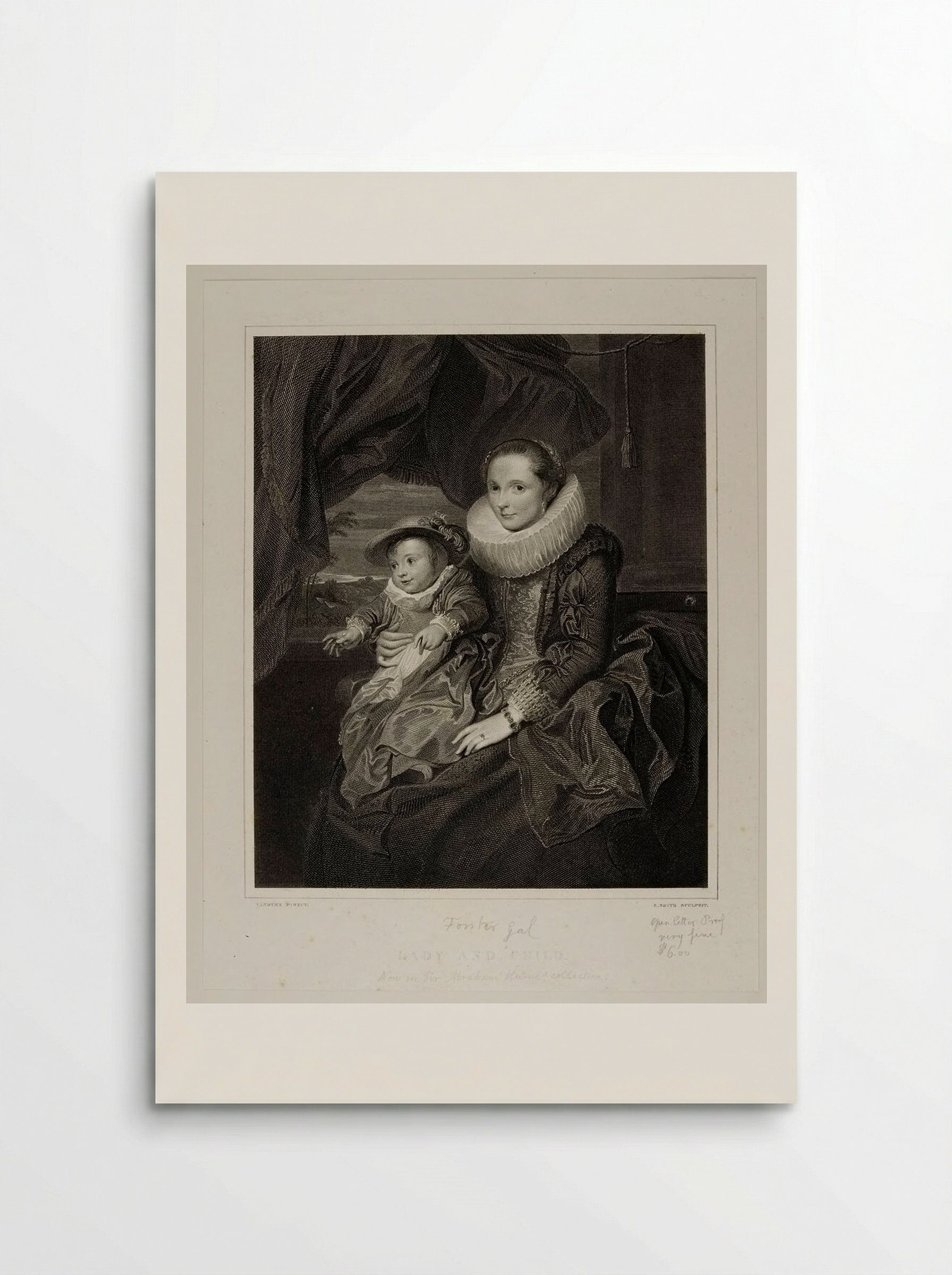 Lady and Child - Edward Smith - Poster