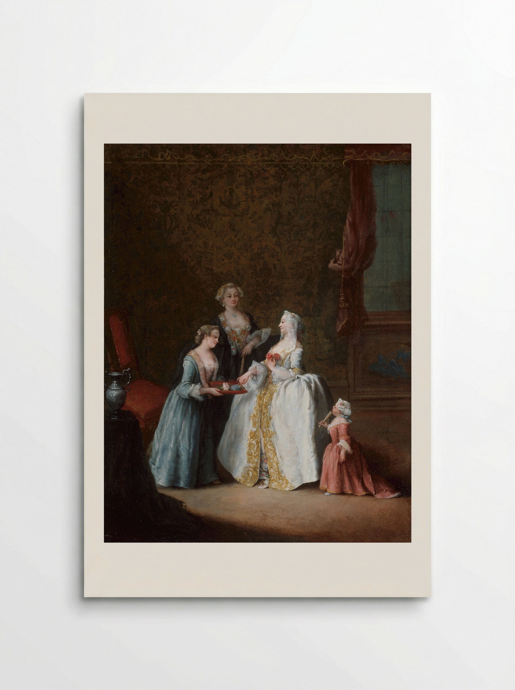 Lady at her Toilette - Pietro Longhi - Poster