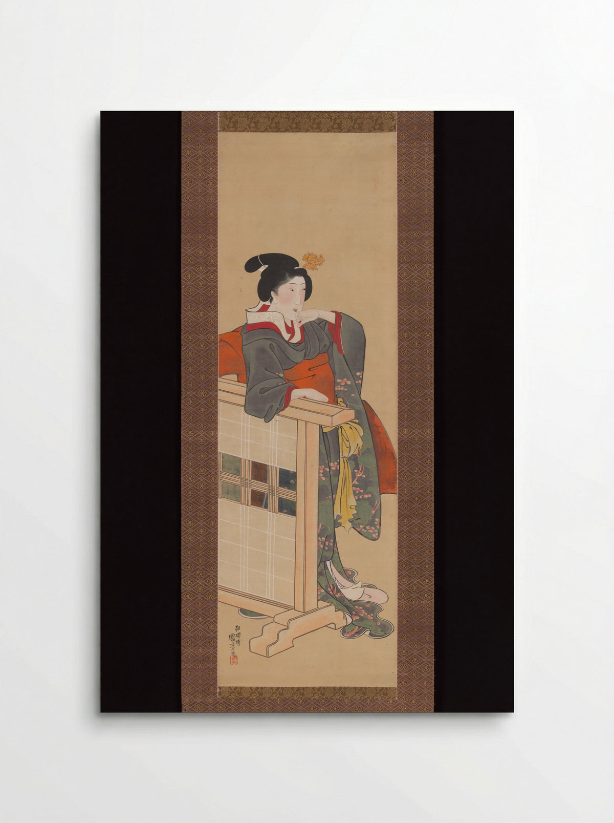 Lady-in-Waiting at Edo Castle - Utagawa Kuniyoshi - Poster