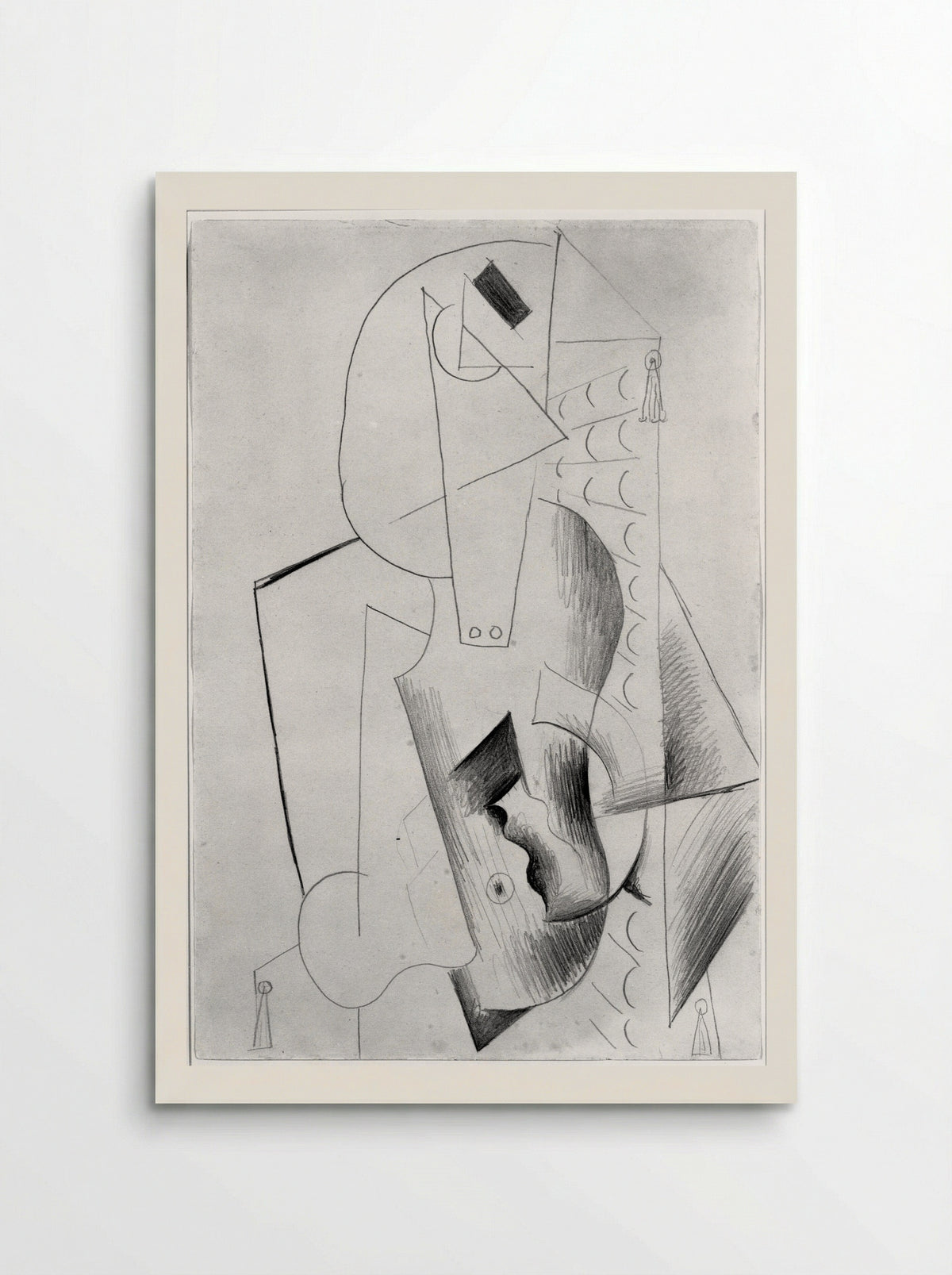 Lady with a Guitar - Pablo Picasso - Poster