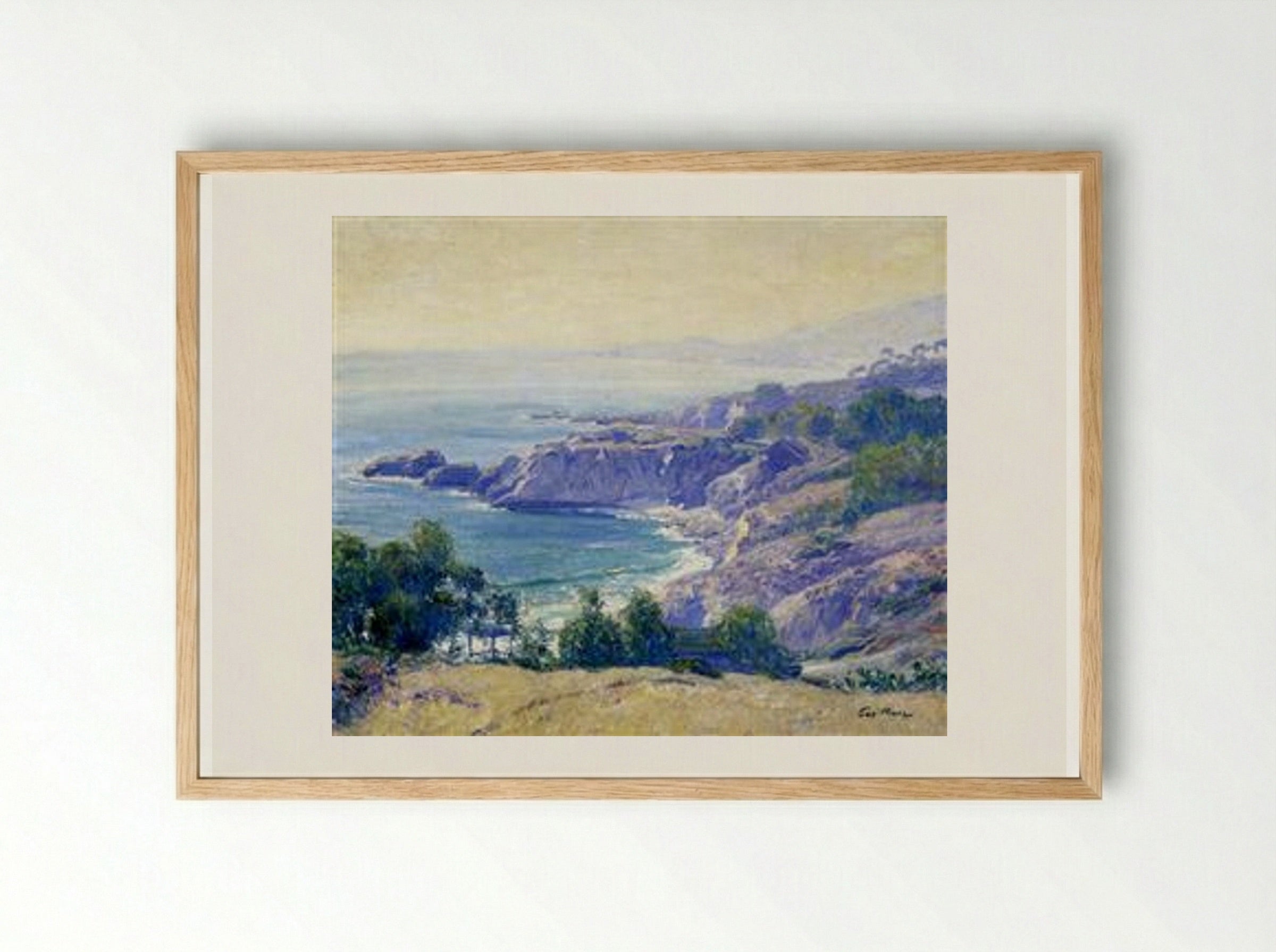 Laguna Coast - Guy Rose - Framed Print Wood
