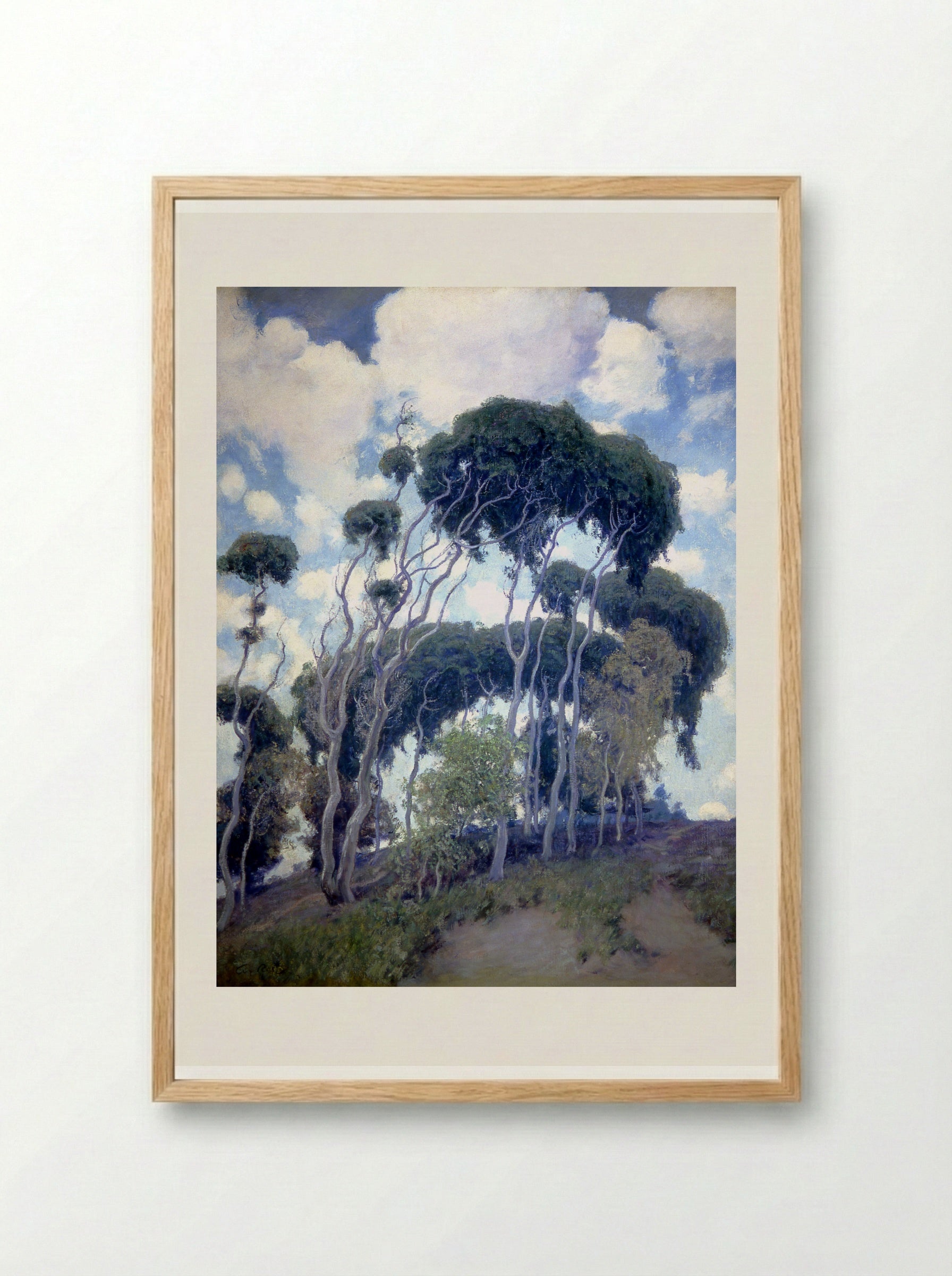 Laguna Eucalyptus - Guy Rose - Framed Print Wood