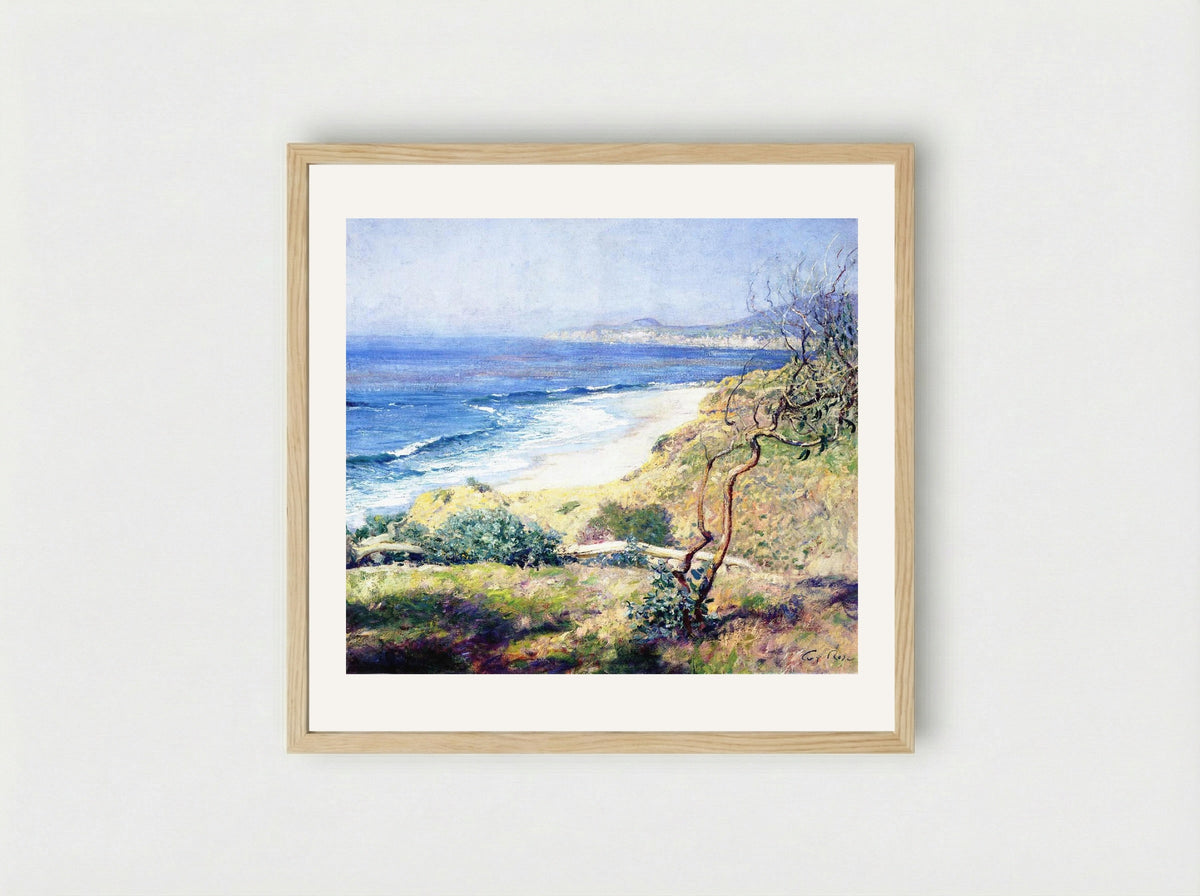 Laguna Shores - Guy Rose - Framed Print Wood