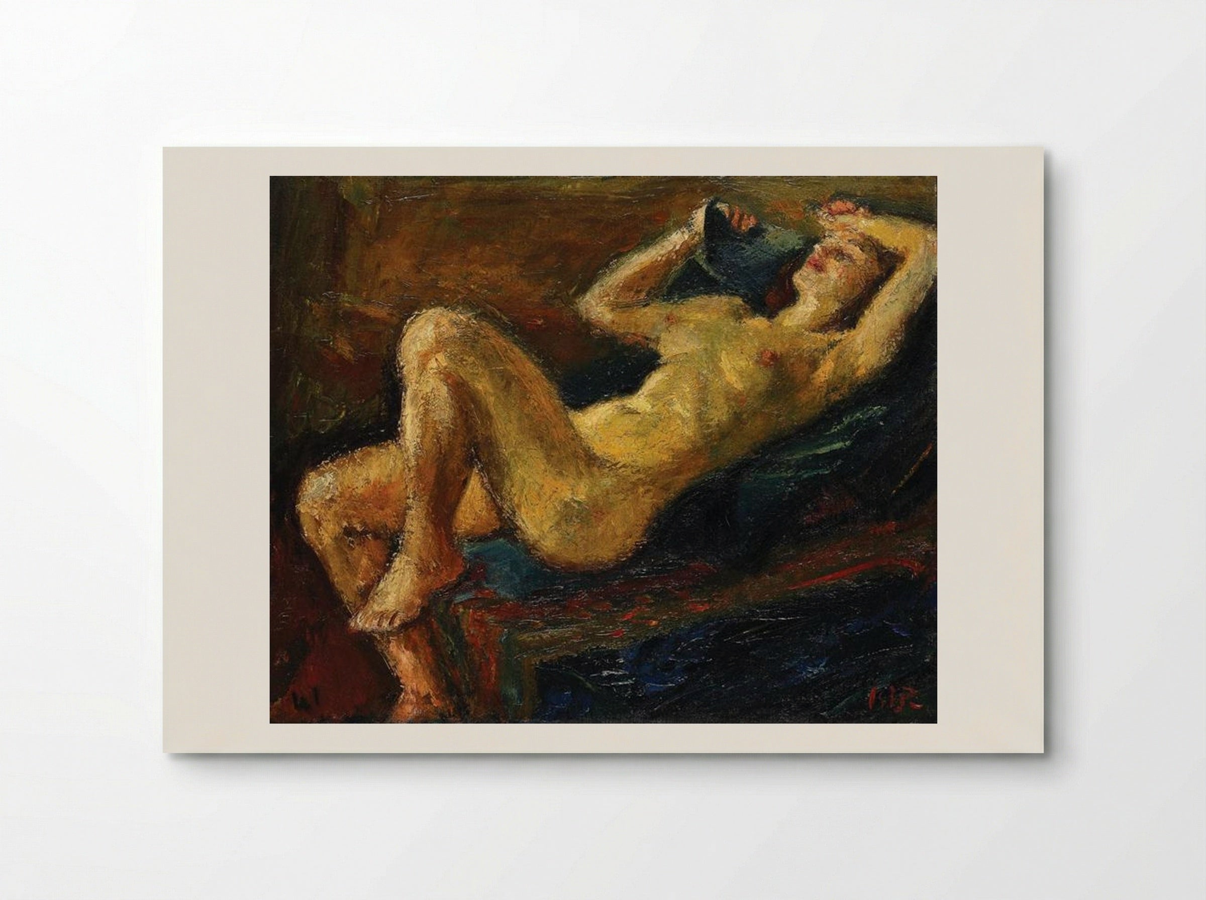 Laid Back Nude - Iosif Iser - Poster