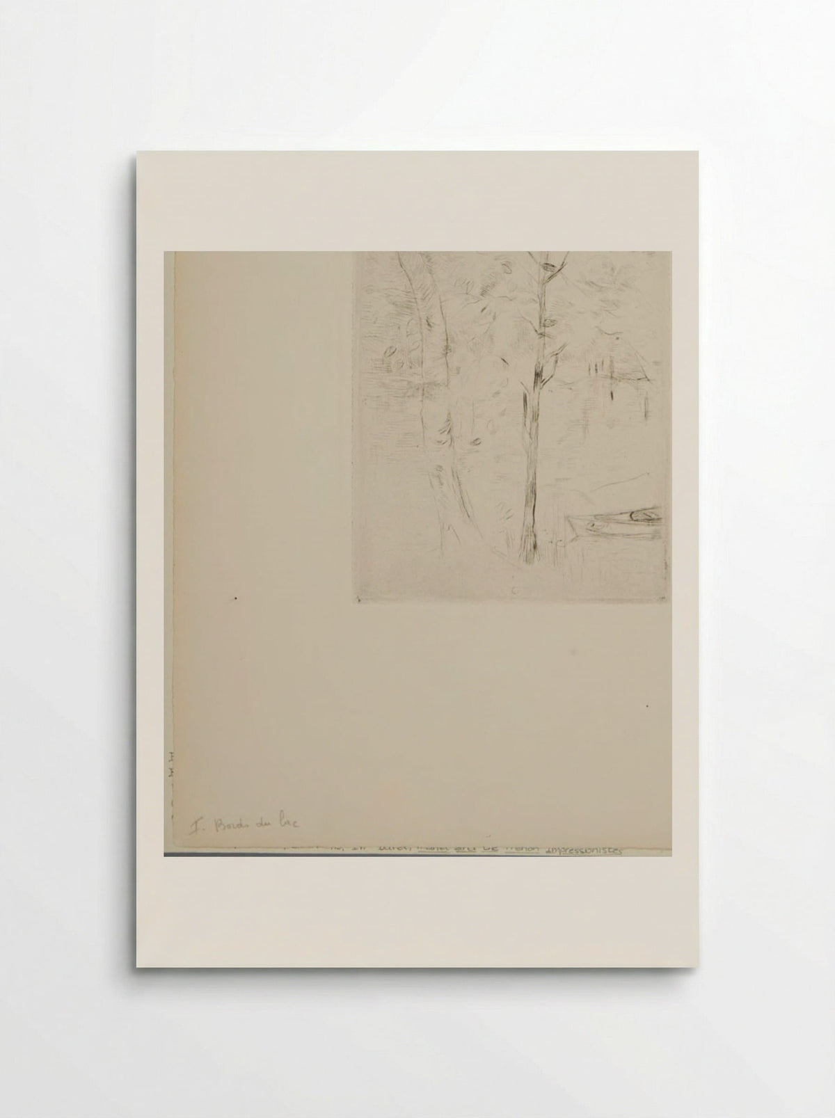 Lake Shore (Bords du lac) - Berthe Morisot - Poster