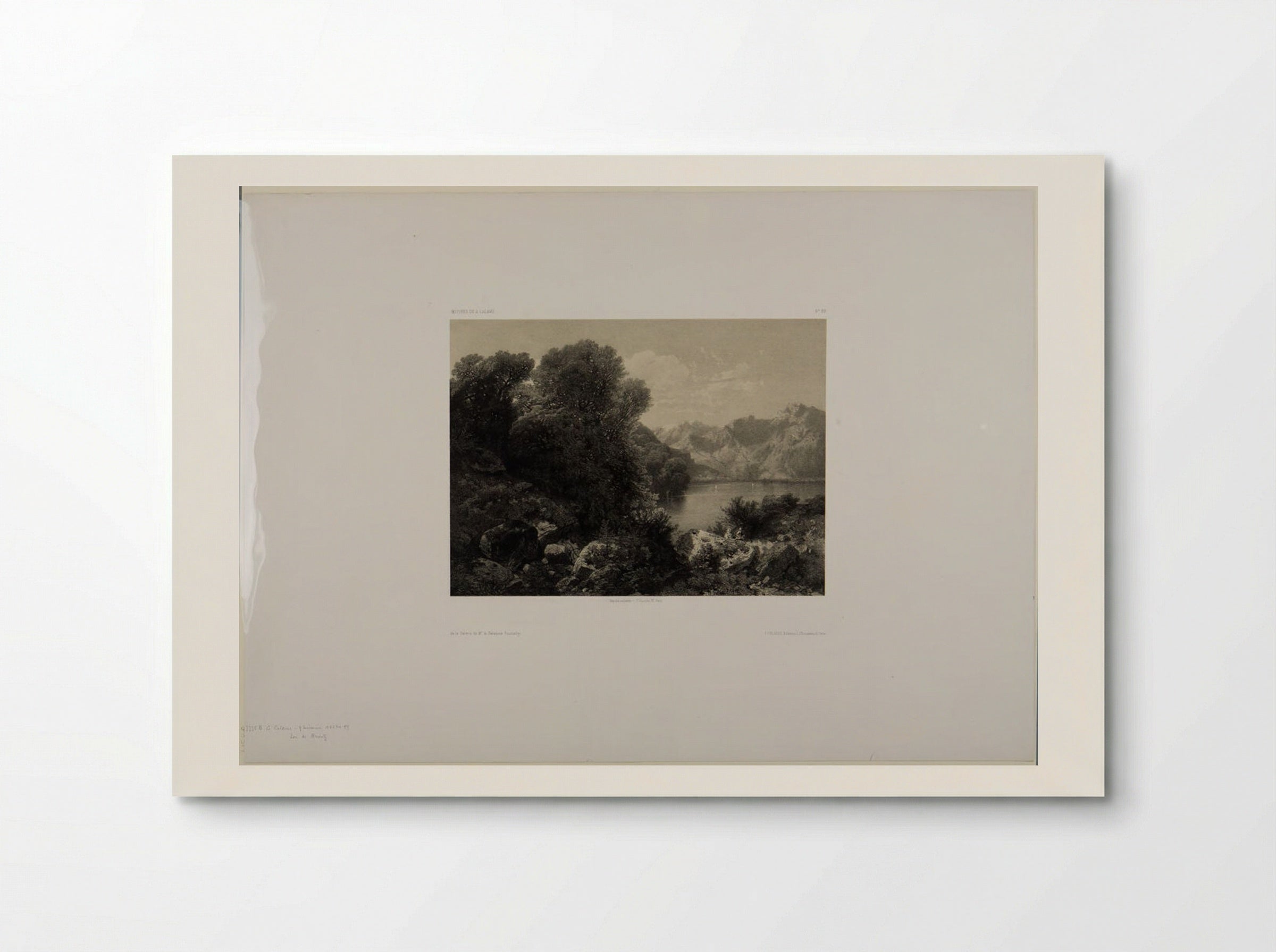 Lake of Brientz, Number 99 - Alexandre Calame - Poster