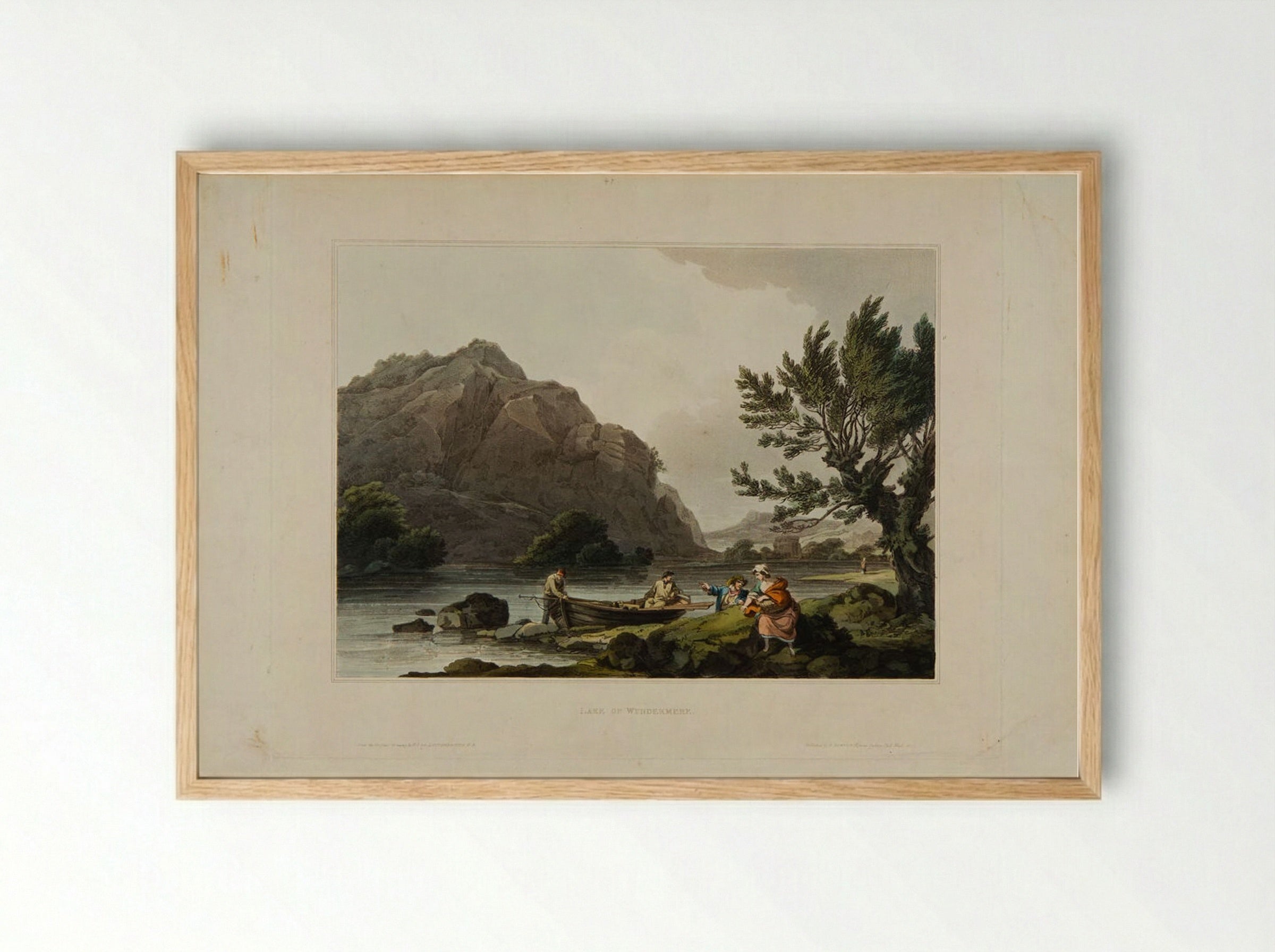 Lake of Windermere - William Pickett - Framed Print Wood