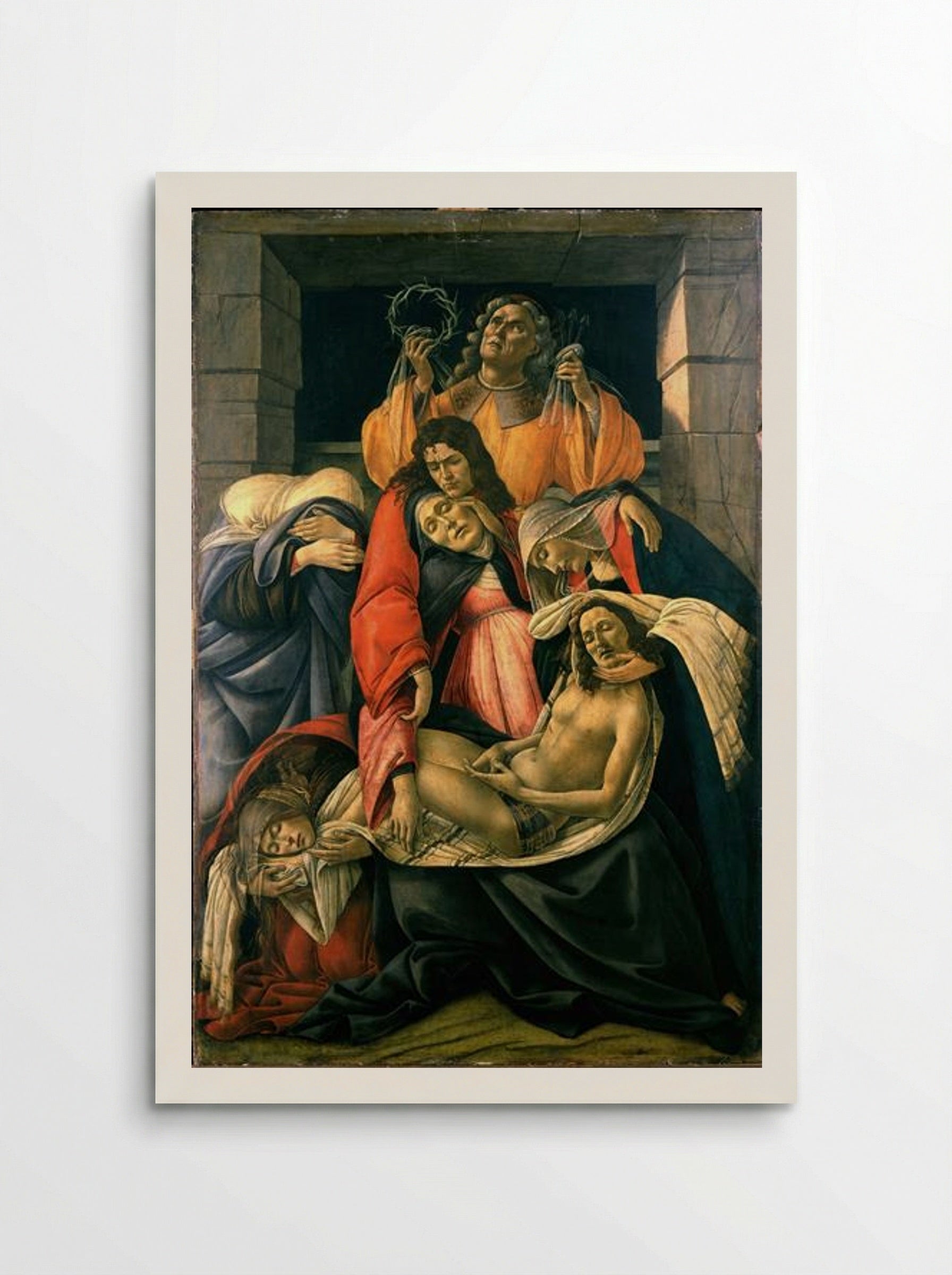 Lamentation over the Dead Christ - Sandro Botticelli - Poster
