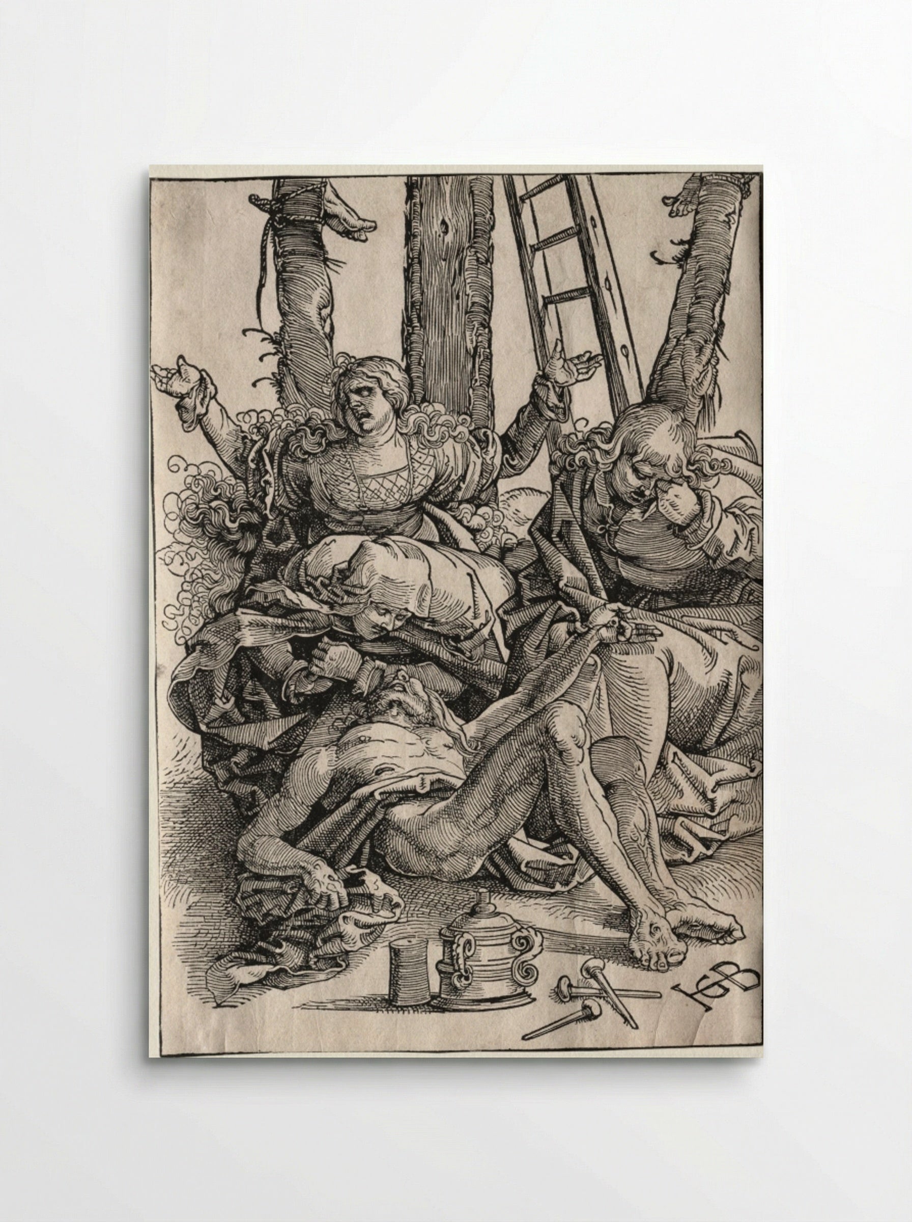 Lamentation - Hans Baldung - Poster