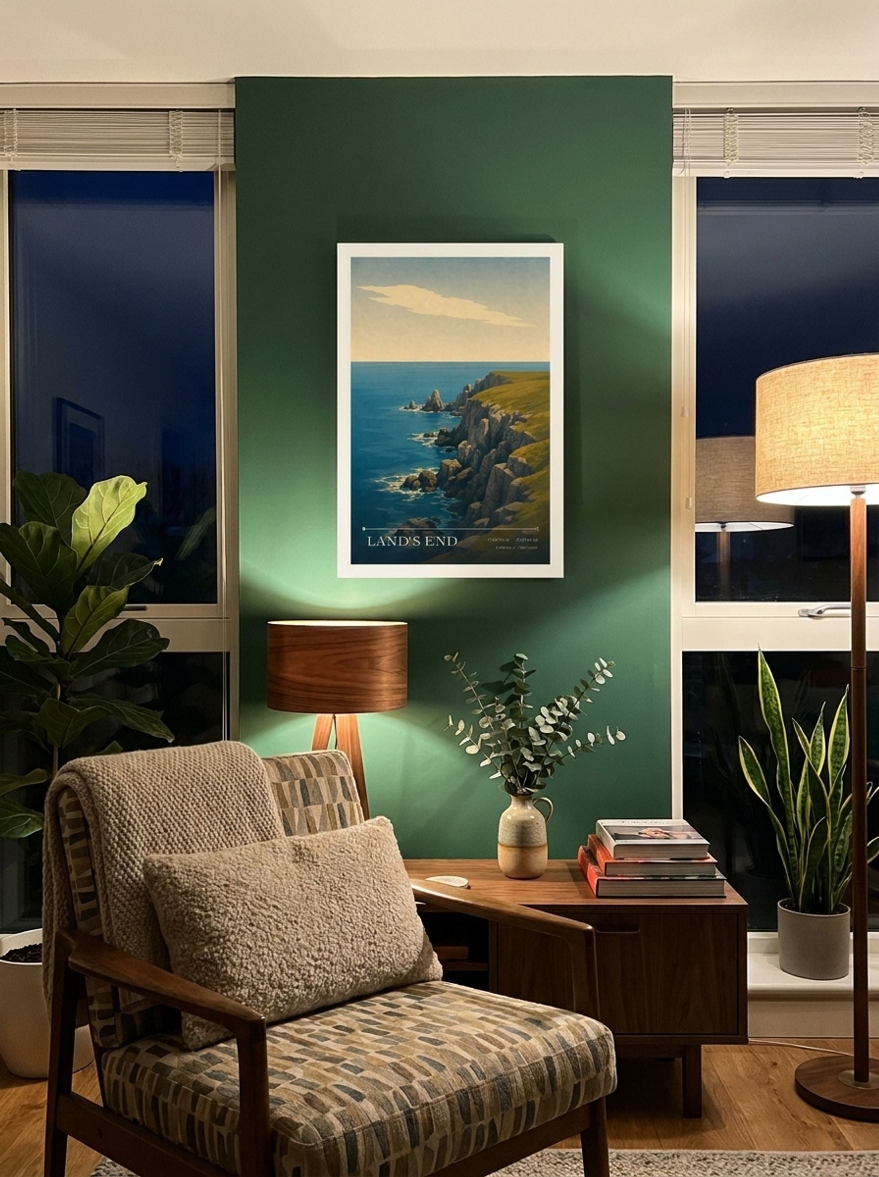 Land's End Travel Poster Artwork - Lifestyle