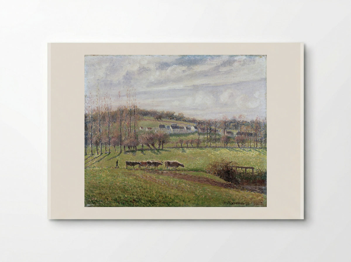 Landscape, Eragny - Camille Pissarro - Poster