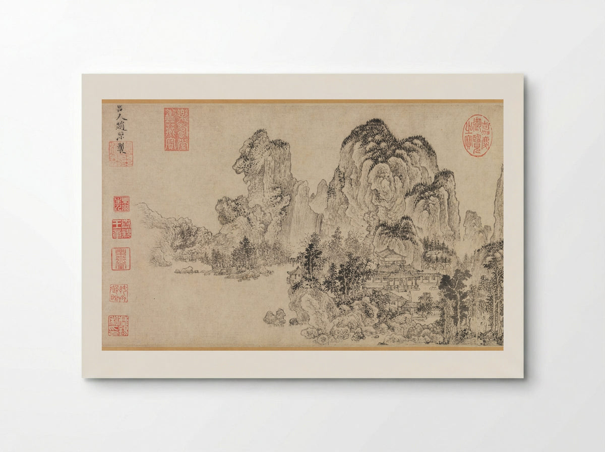 Landscape (Ink on Paper) - Zhao Yuan - Poster