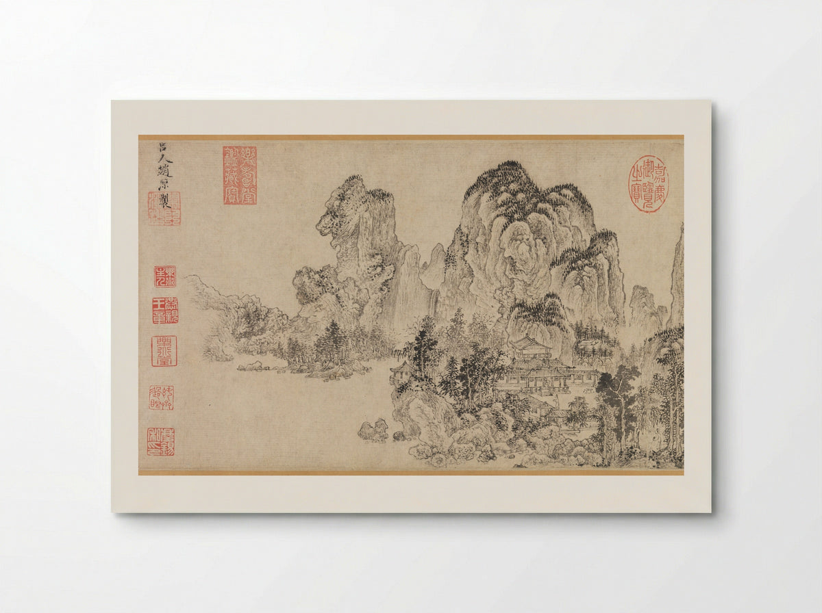 Landscape (Ink on Paper) - Zhao Yuan - Poster
