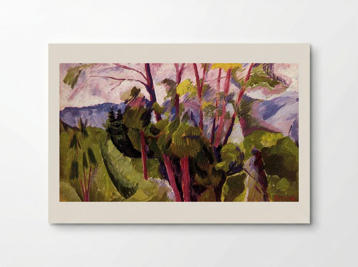 Landscape (Mountains) - Umberto Boccioni - Poster