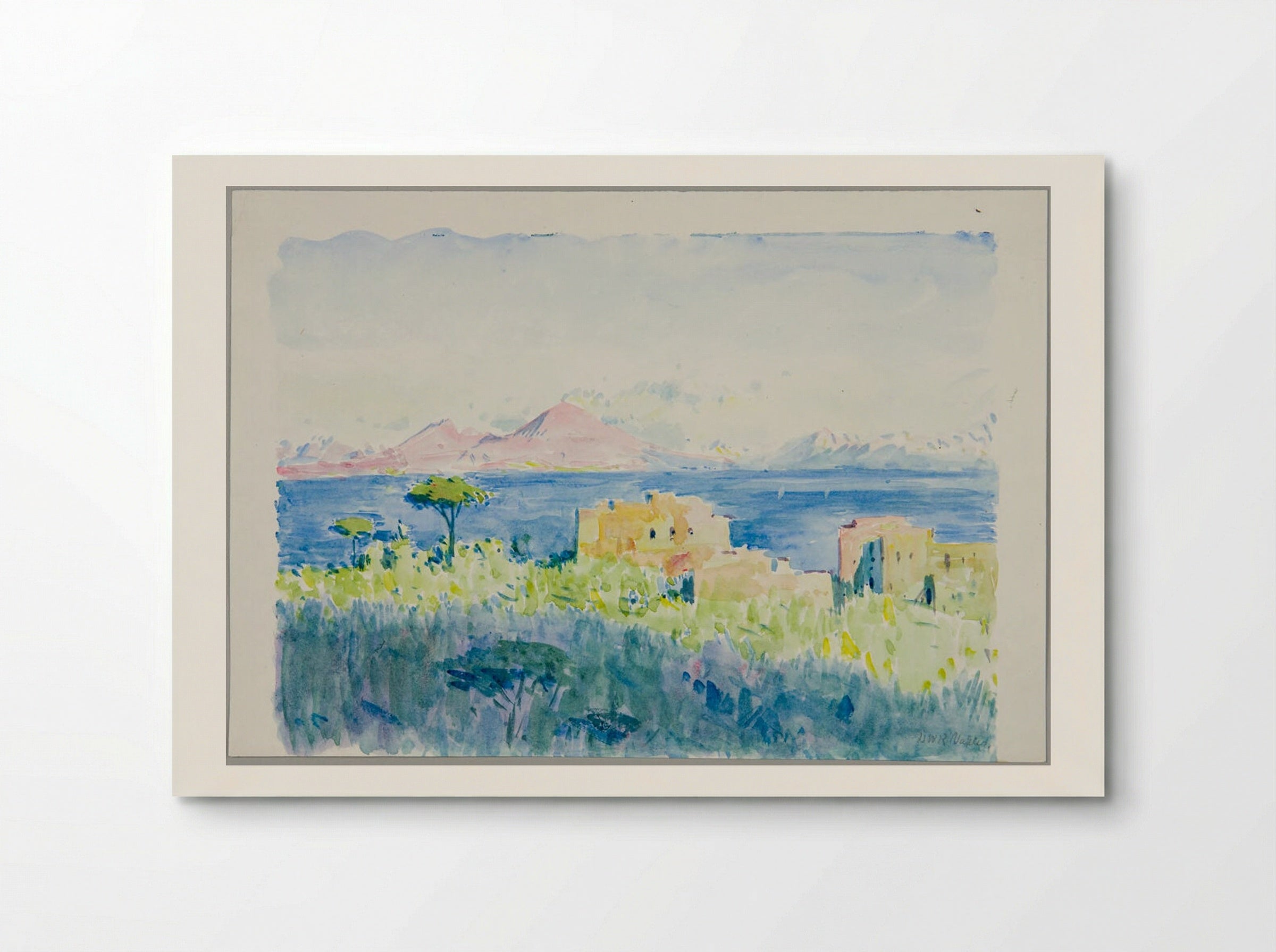Landscape, Naples, Italy - Denman Waldo Ross - Poster
