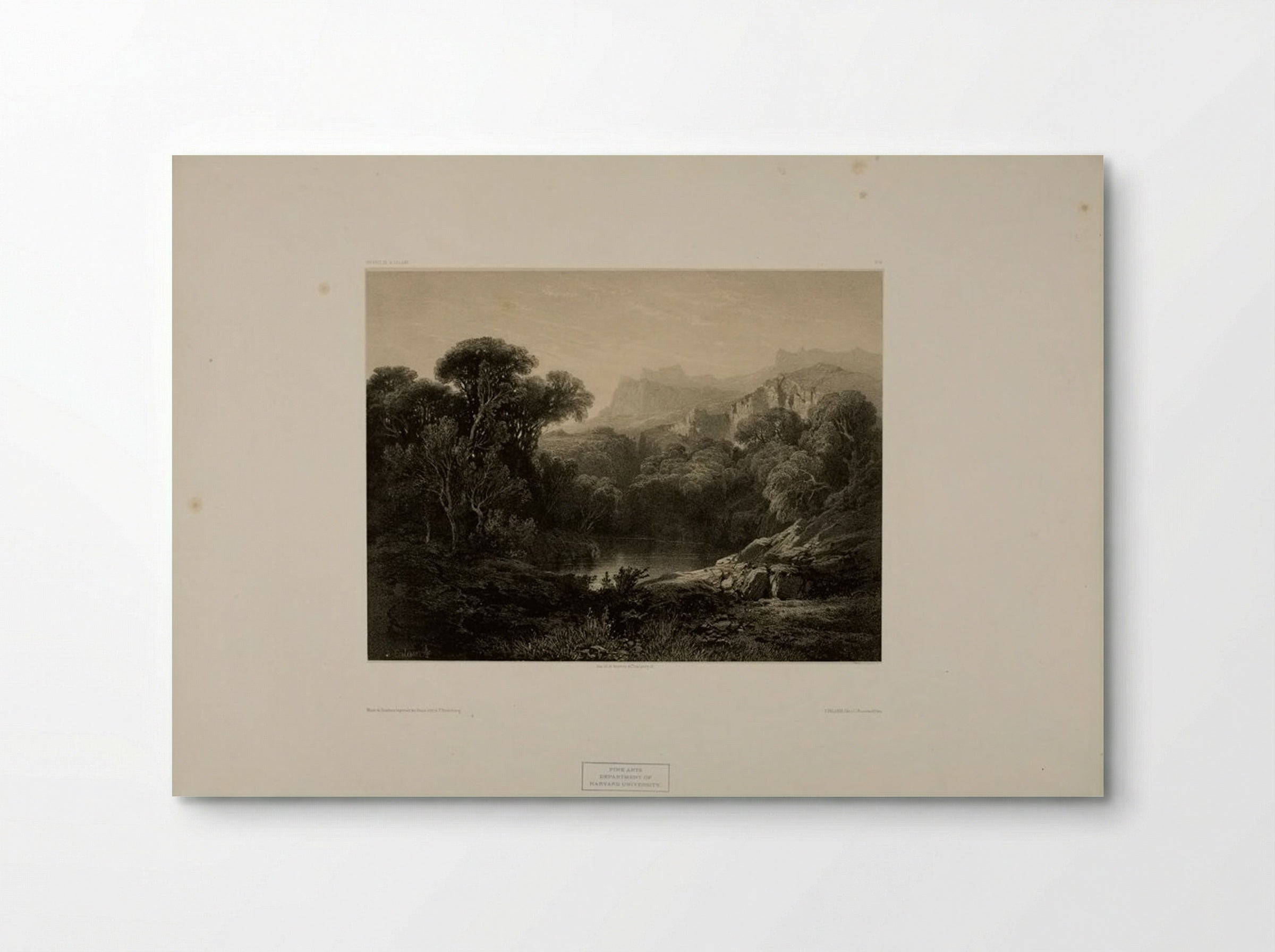 Landscape Number 14 - Alexandre Calame - Poster