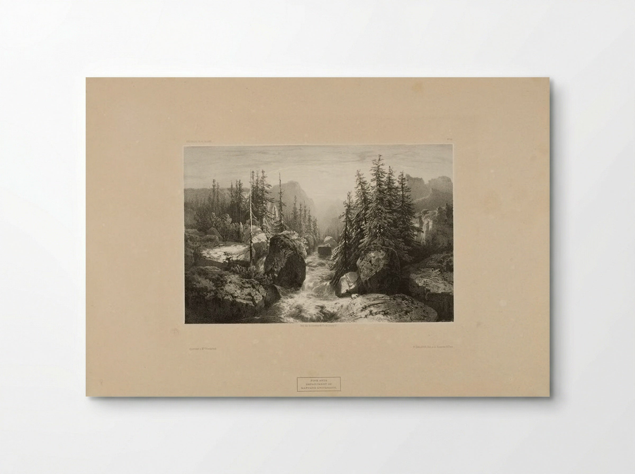 Landscape Number 29 - Alexandre Calame - Poster