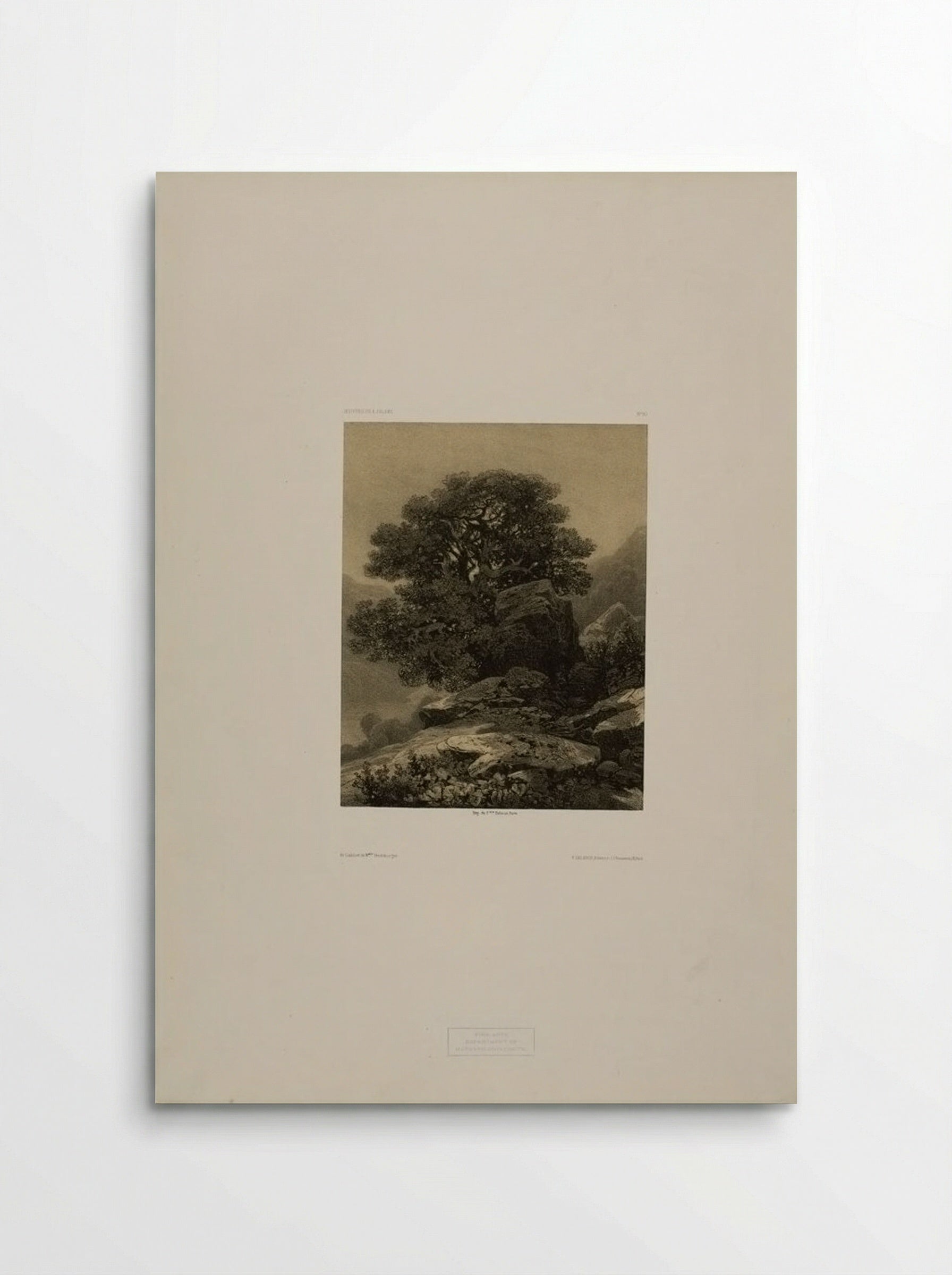 Landscape Number 61 - Alexandre Calame - Poster