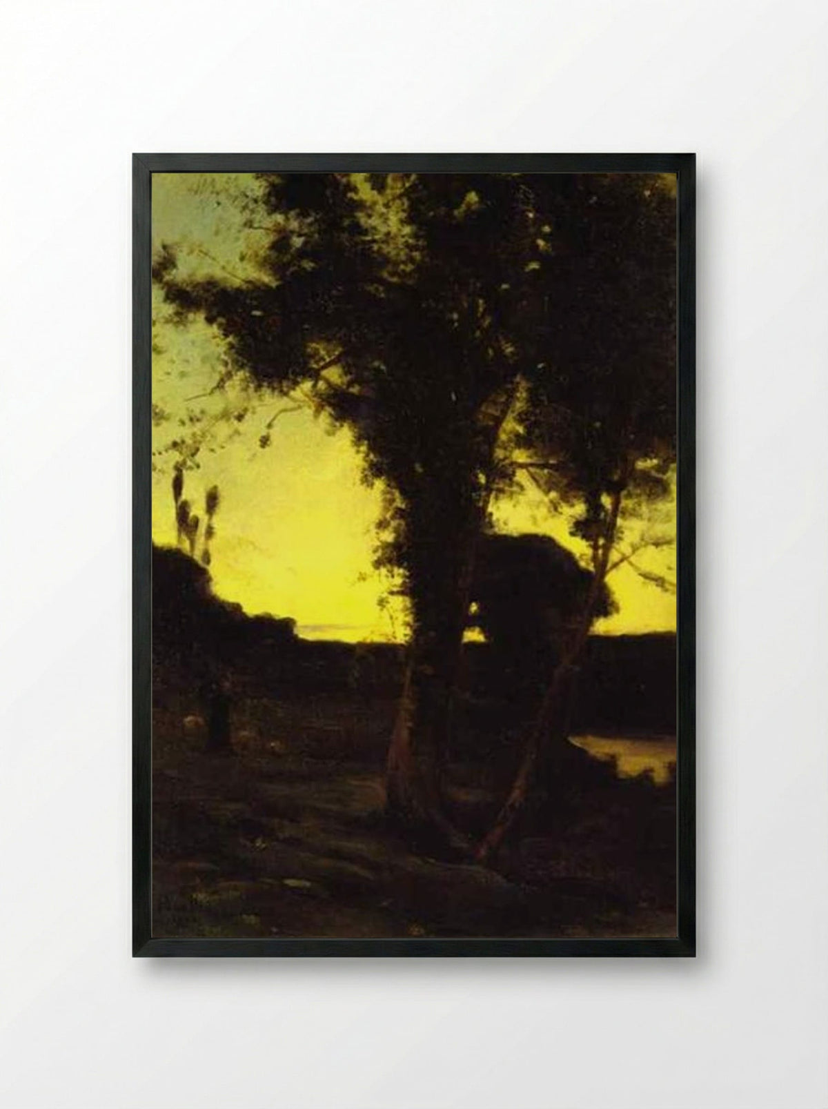 Landscape (Paysage) - Francis Picabia - Framed Print Black