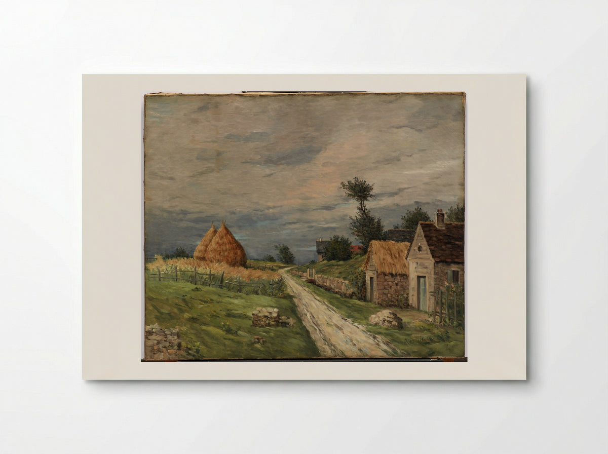 Landscape (Rural Path with Haystacks) - Jean-Charles Cazin - Poster