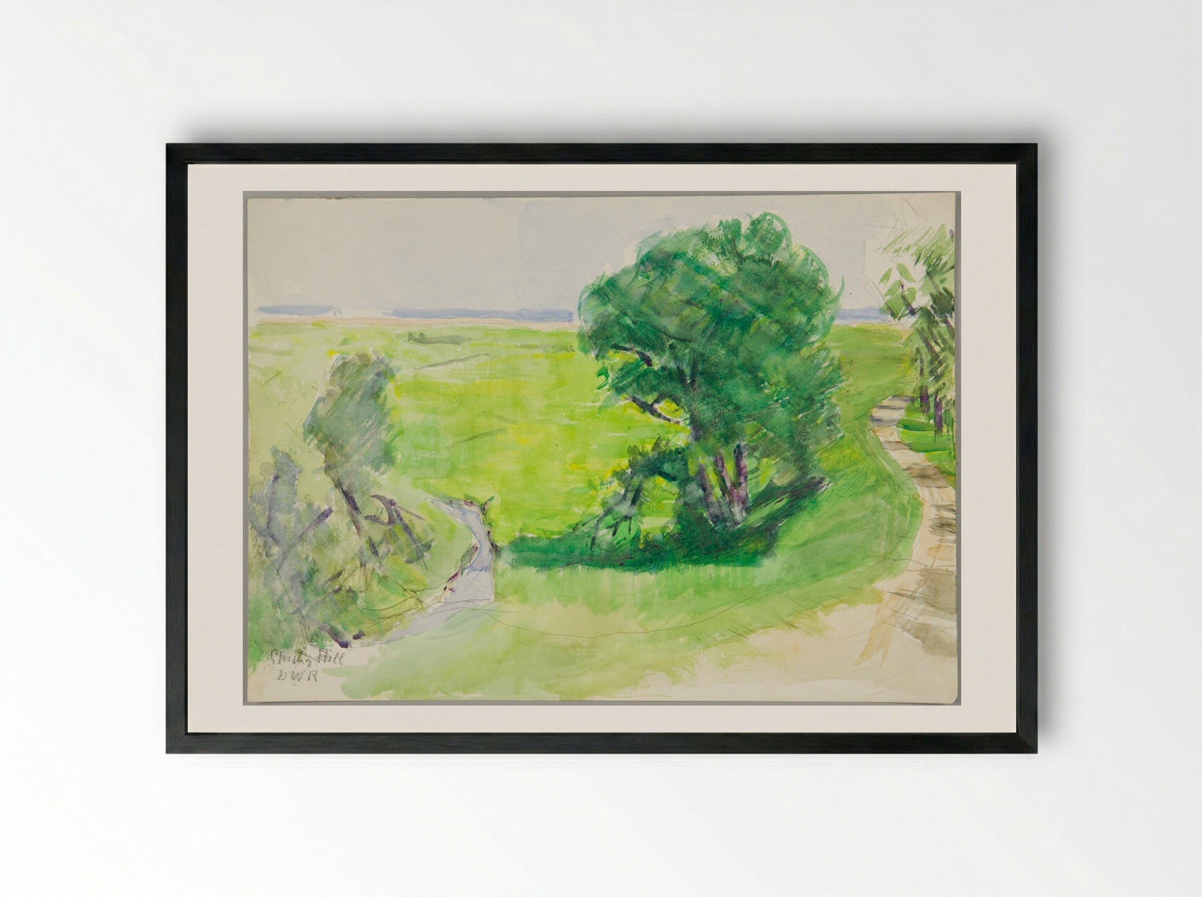 Landscape, Spring Hill - Denman Waldo Ross - Framed Print Black