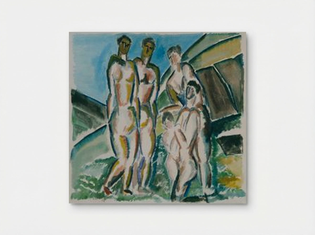 Landscape and Bathers - Ossip Zadkine - Poster