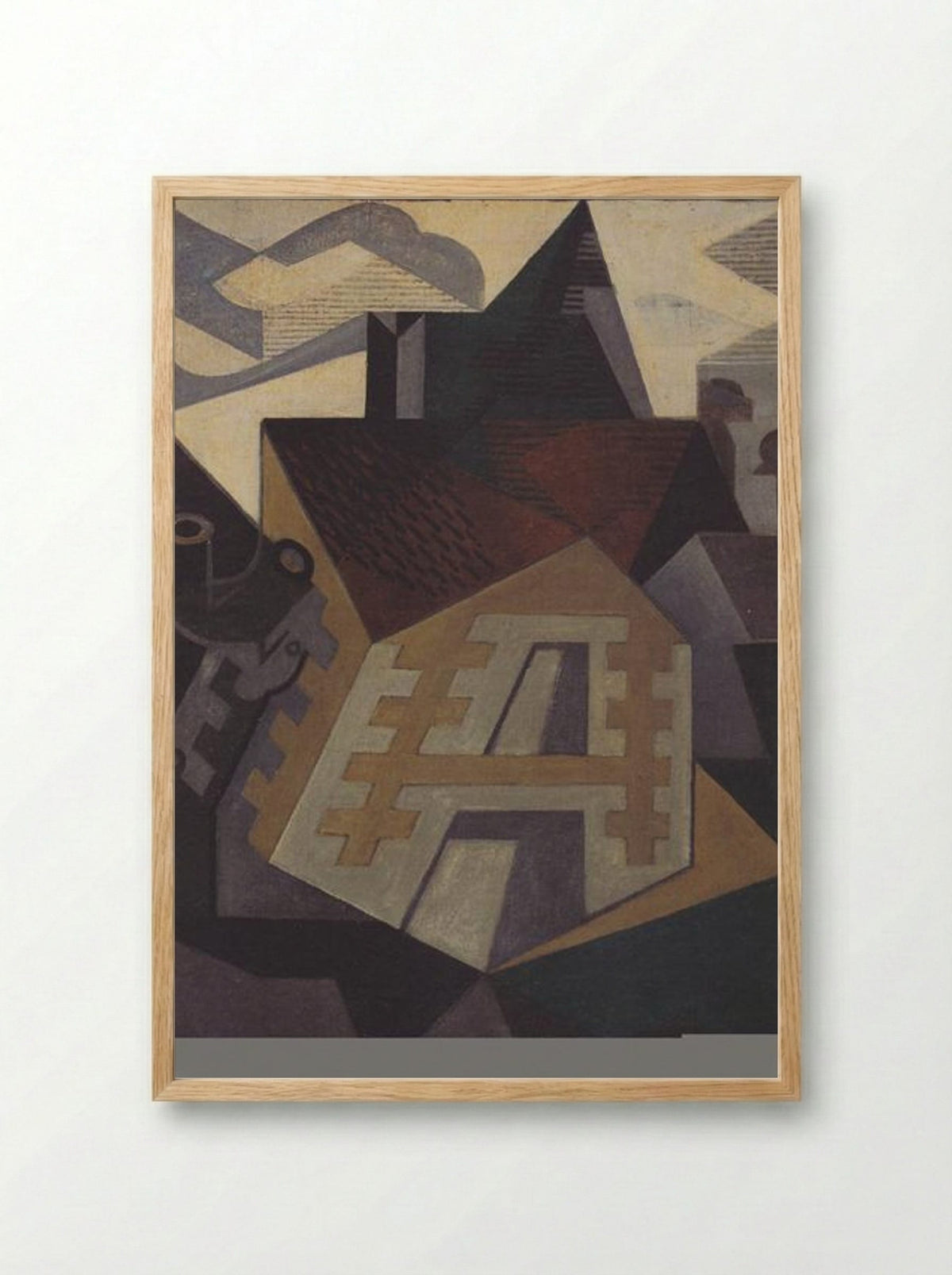Landscape at Beaulieu - Juan Gris - Framed Print Wood
