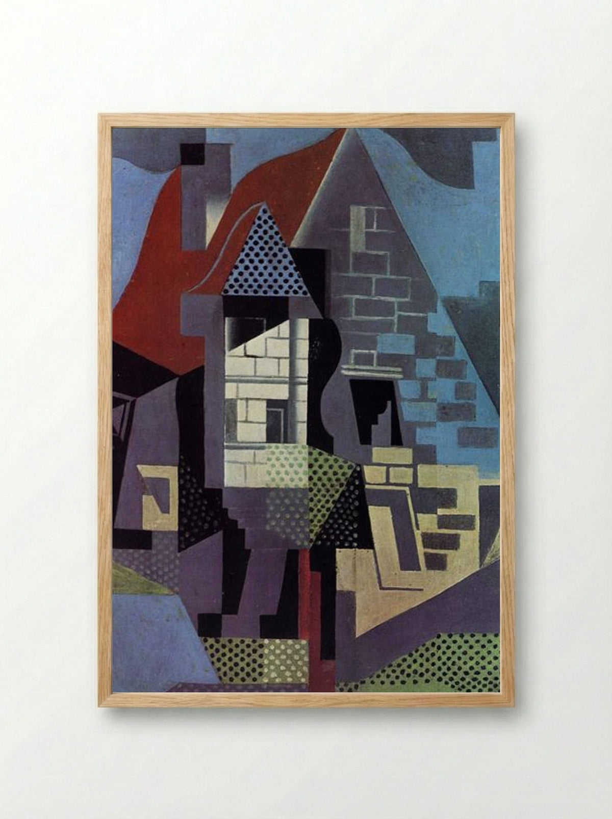 Landscape at Beaulieu - Juan Gris - Framed Print Wood