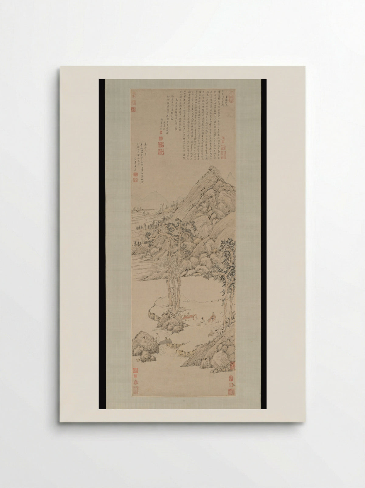 Landscape dedicated to Xiang Yuanbian - Wen Jia - Poster