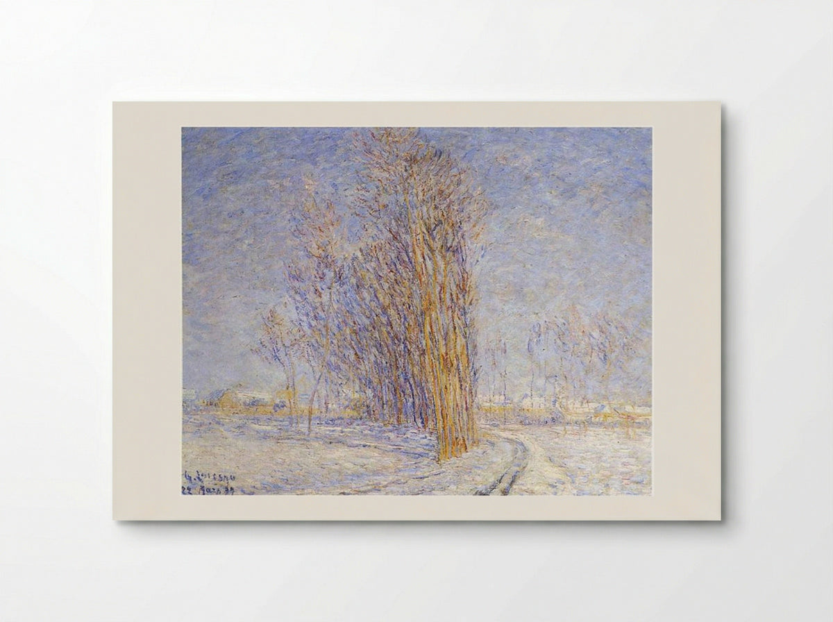 Landscape in Snow - Gustave Loiseau - Poster