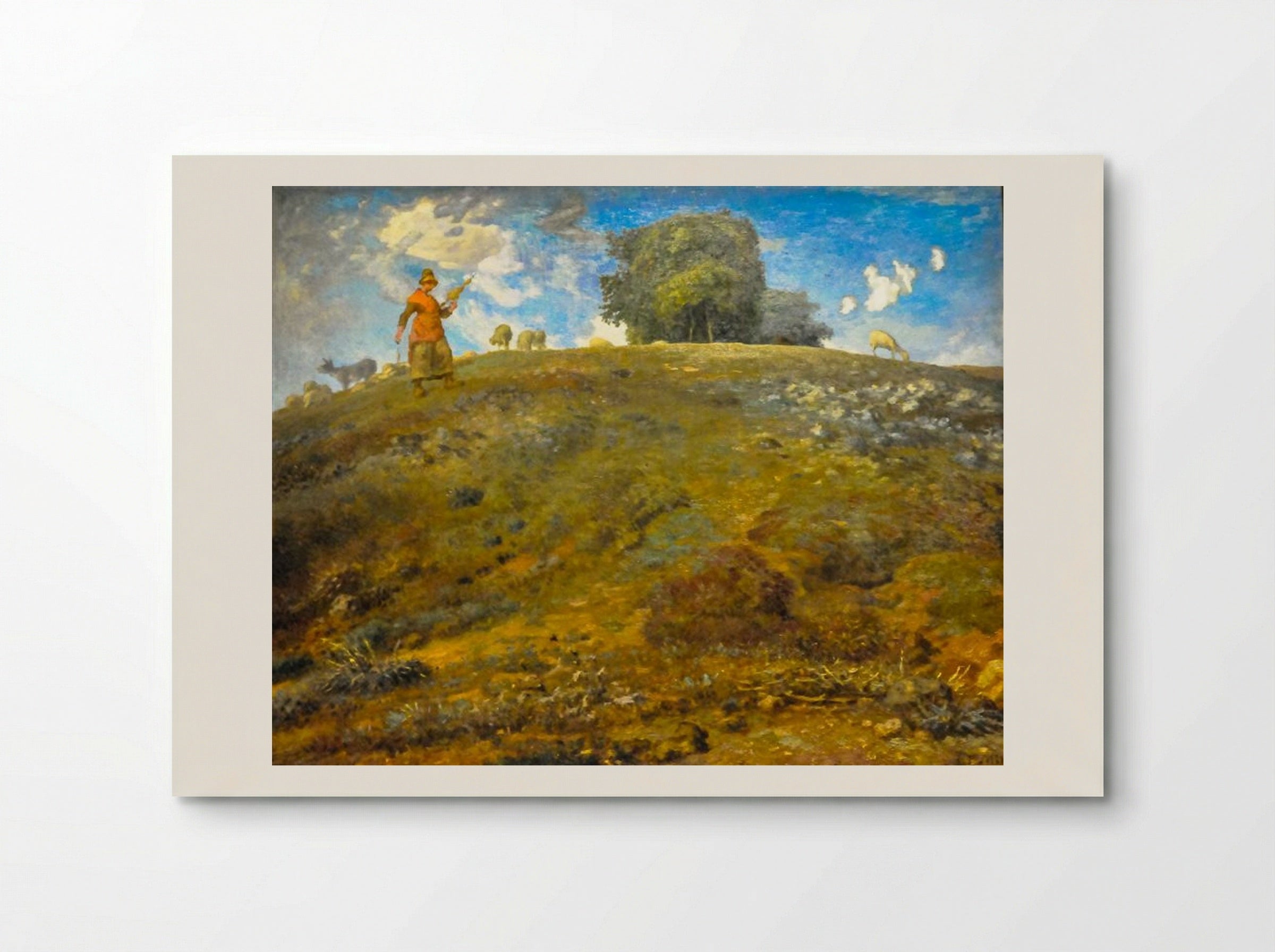 Landscape in the Auvergne - Jean-François Millet - Poster