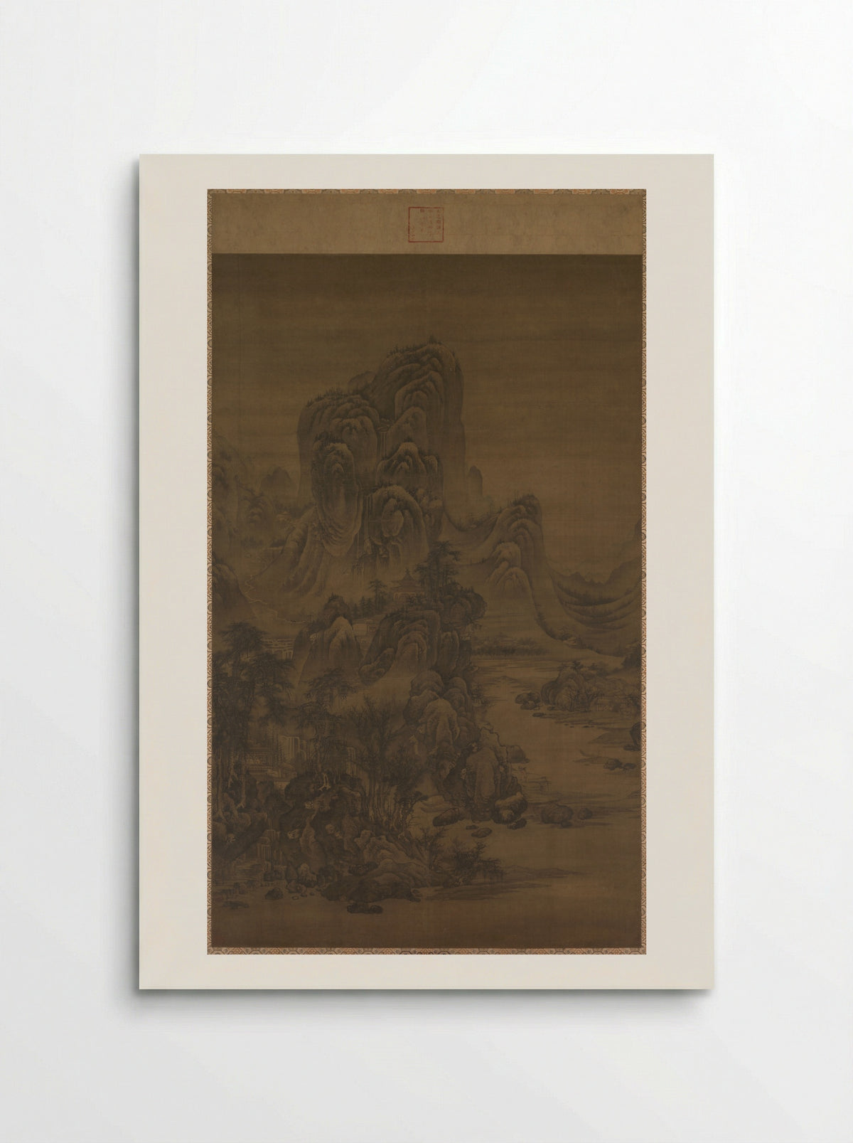 Landscape in the Style of Juran - Liu Du - Poster