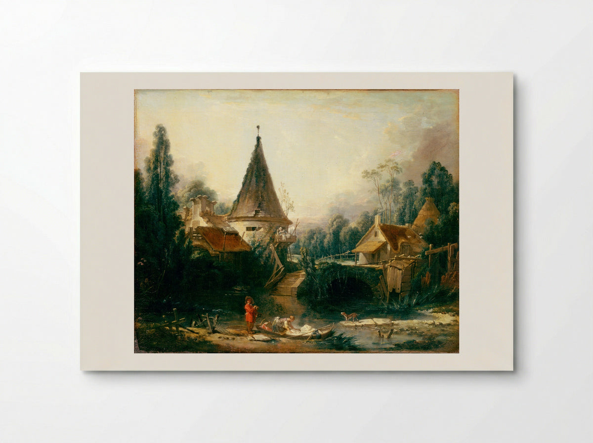 Landscape near Beauvais - François Boucher - Poster