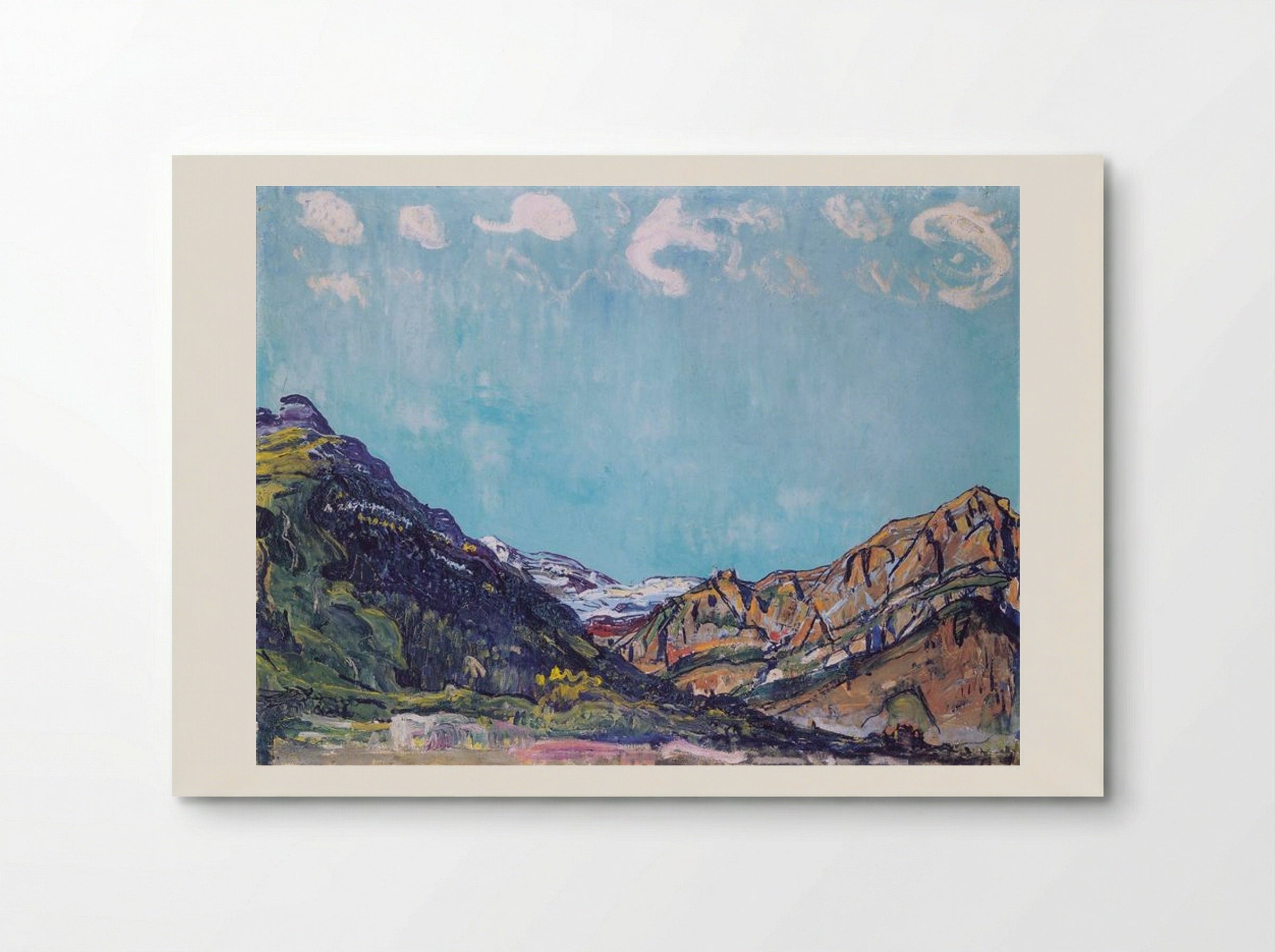 Landscape near Champery - Ferdinand Hodler - Poster