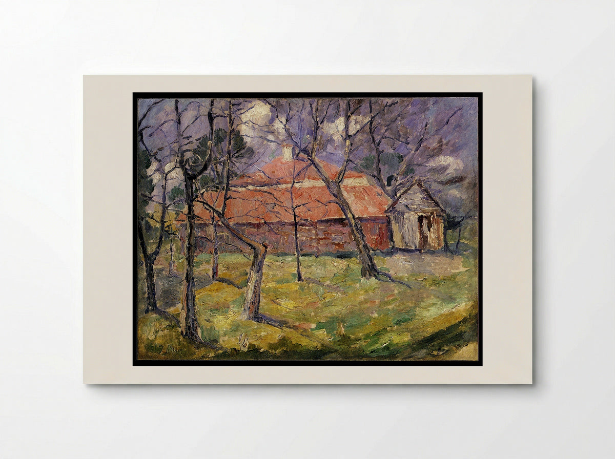 Landscape near Kyiv - Kazimir Malevich - Poster