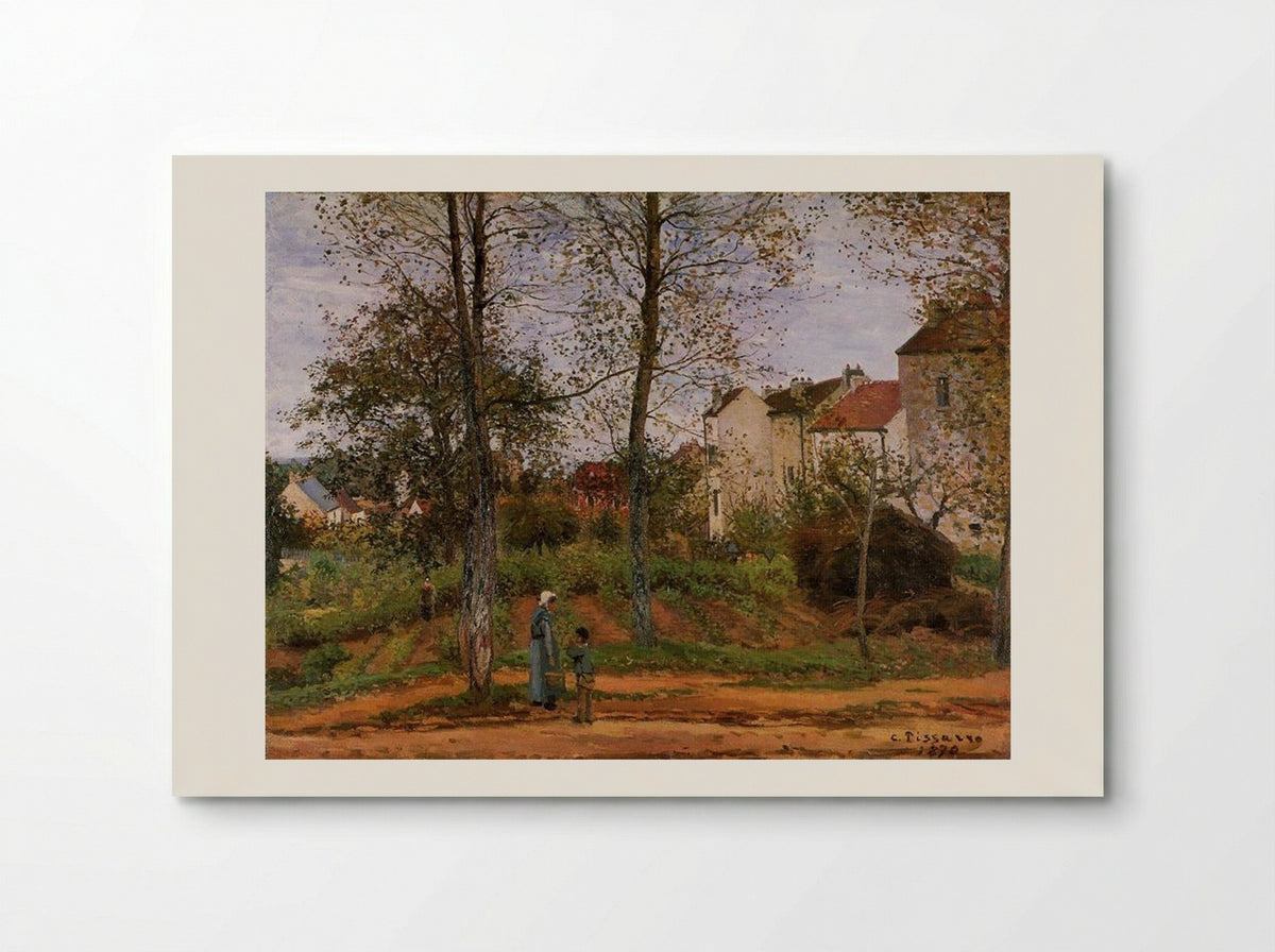 Landscape near Louveciennes - Camille Pissarro - Poster