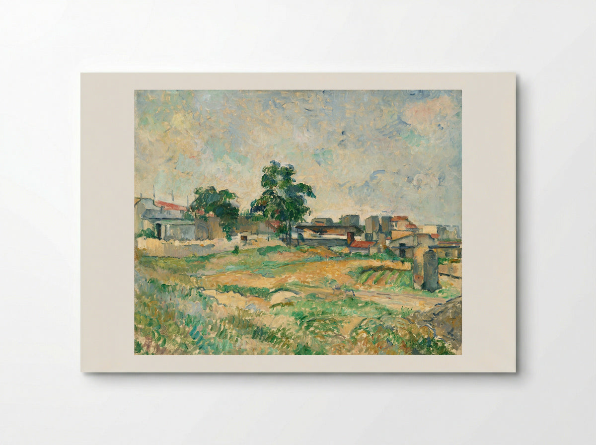 Landscape near Paris - Paul Cézanne - Poster