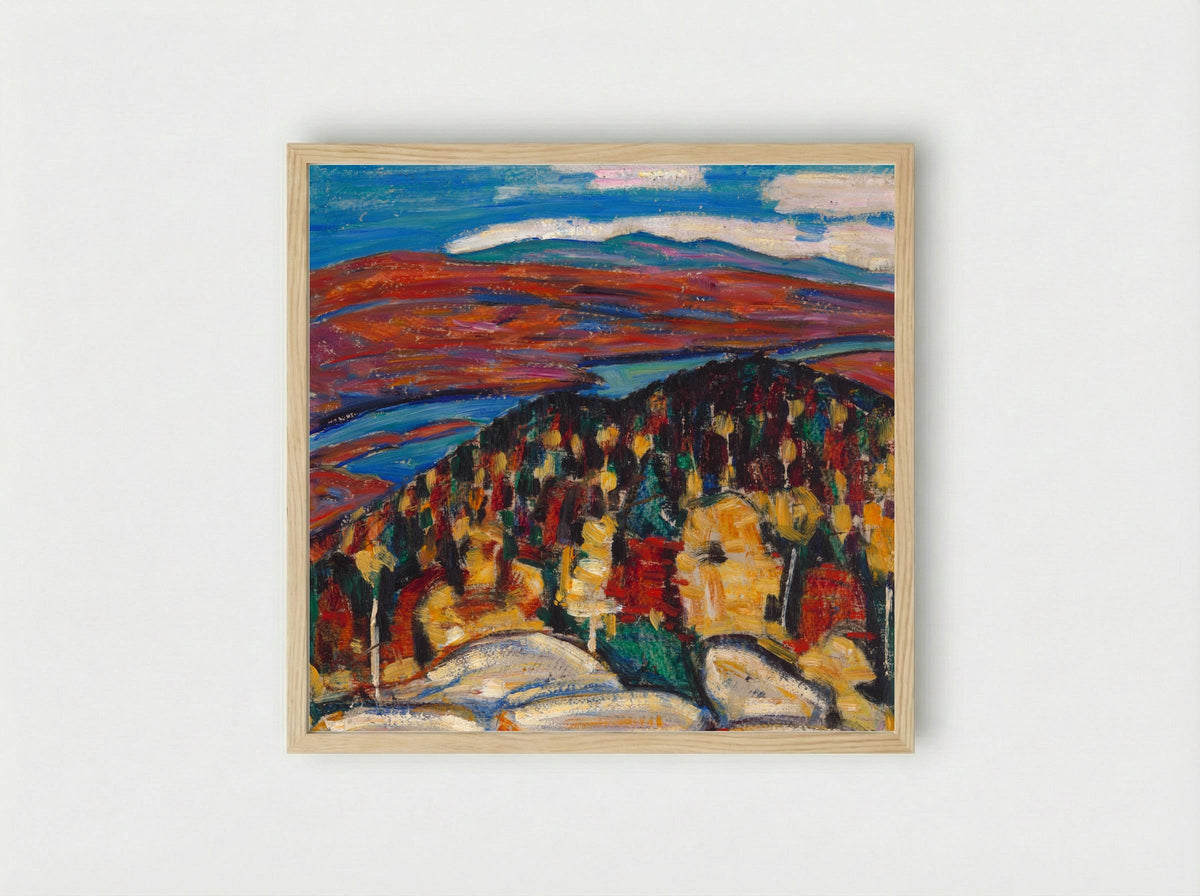 Landscape no. 26 - Marsden Hartley - Framed Print Wood