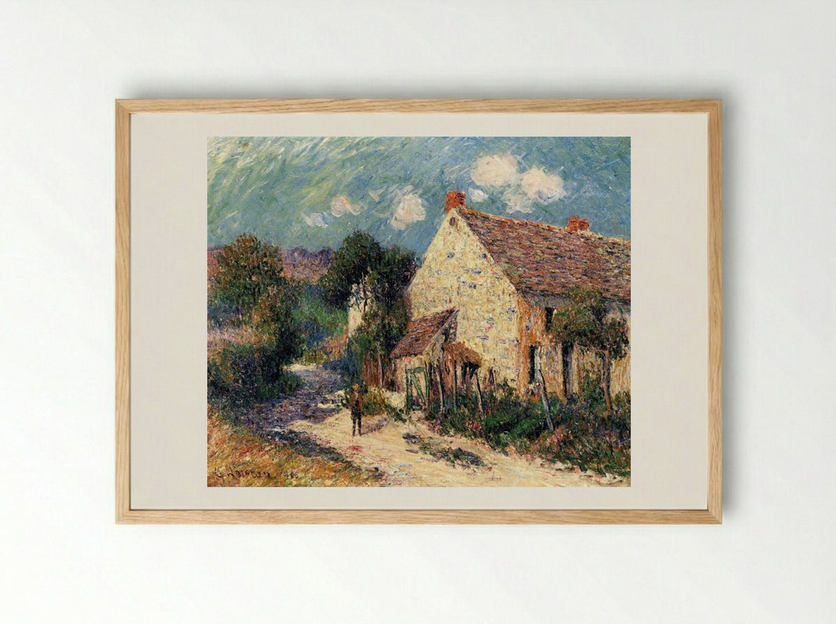 Landscape of Seine et Oise - Gustave Loiseau - Framed Print Wood