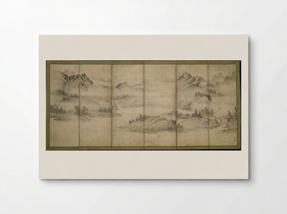 Landscape of the Four Seasons - Sōami - Poster