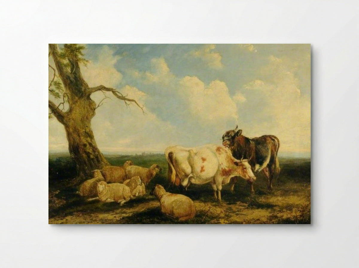 Landscape with Cattle - James Ward - Poster