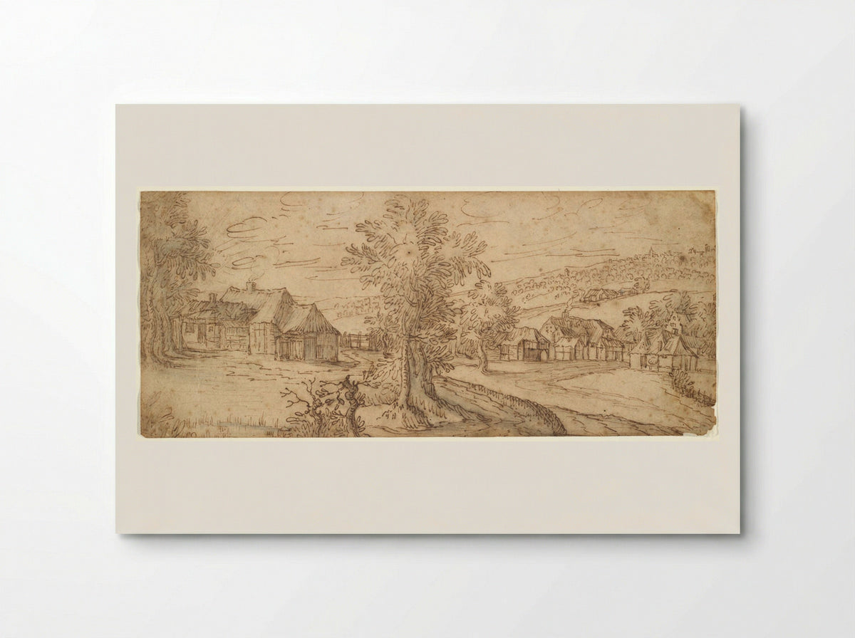 Landscape with Cottages - Tobias Verhaecht - Poster