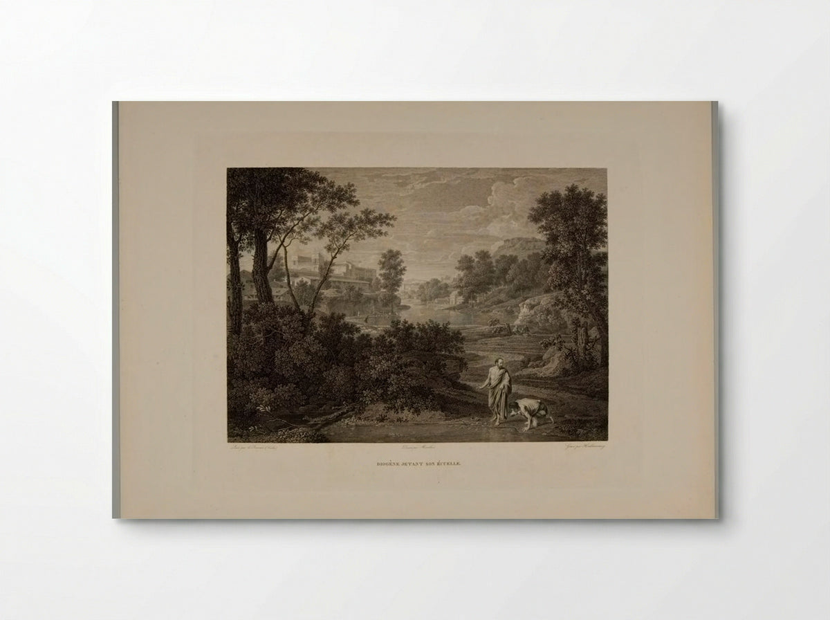 Landscape with Diogenes - Christian Haldenwang - Poster