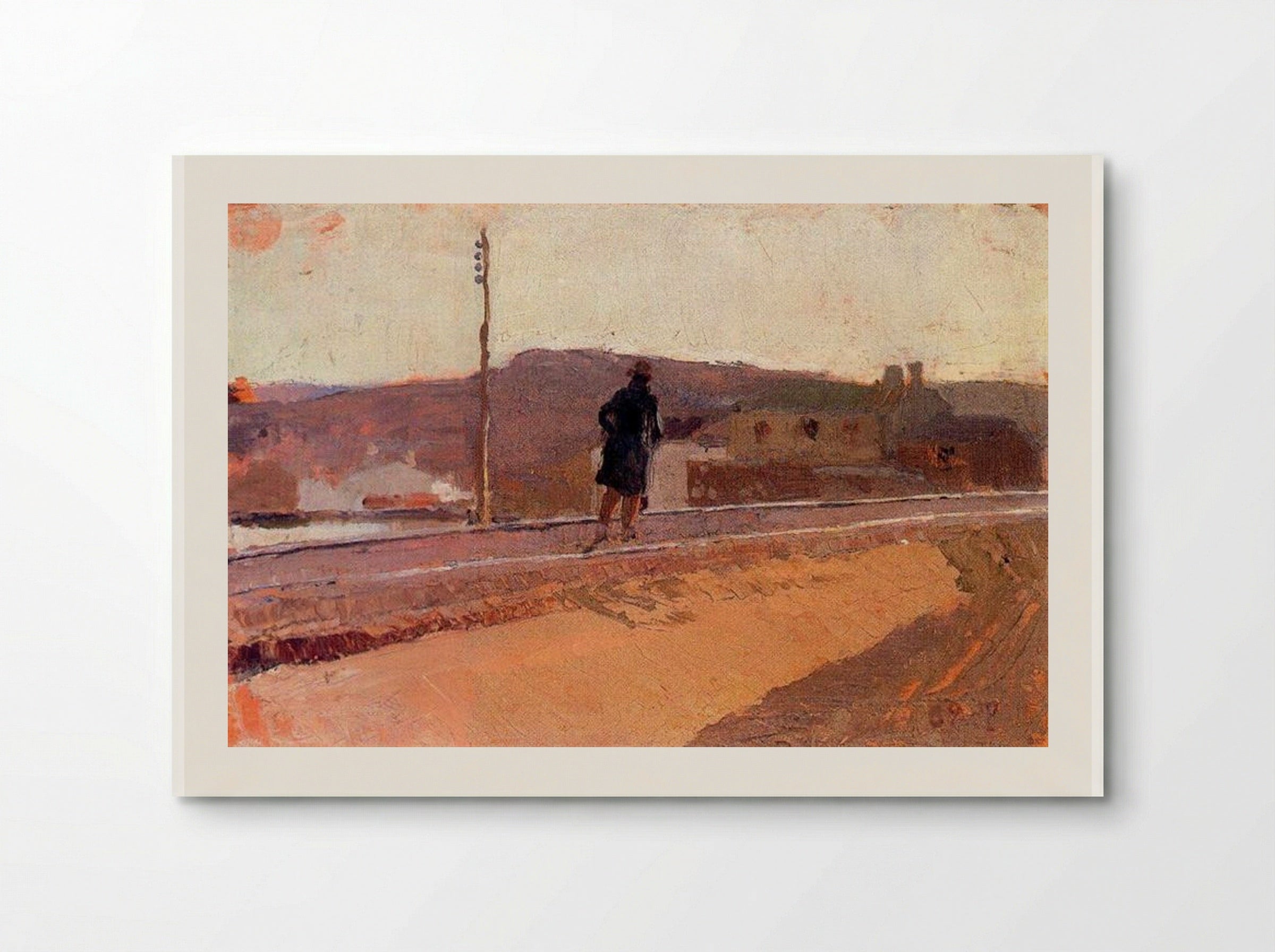 Landscape with Figure - Joaquín Sorolla - Poster