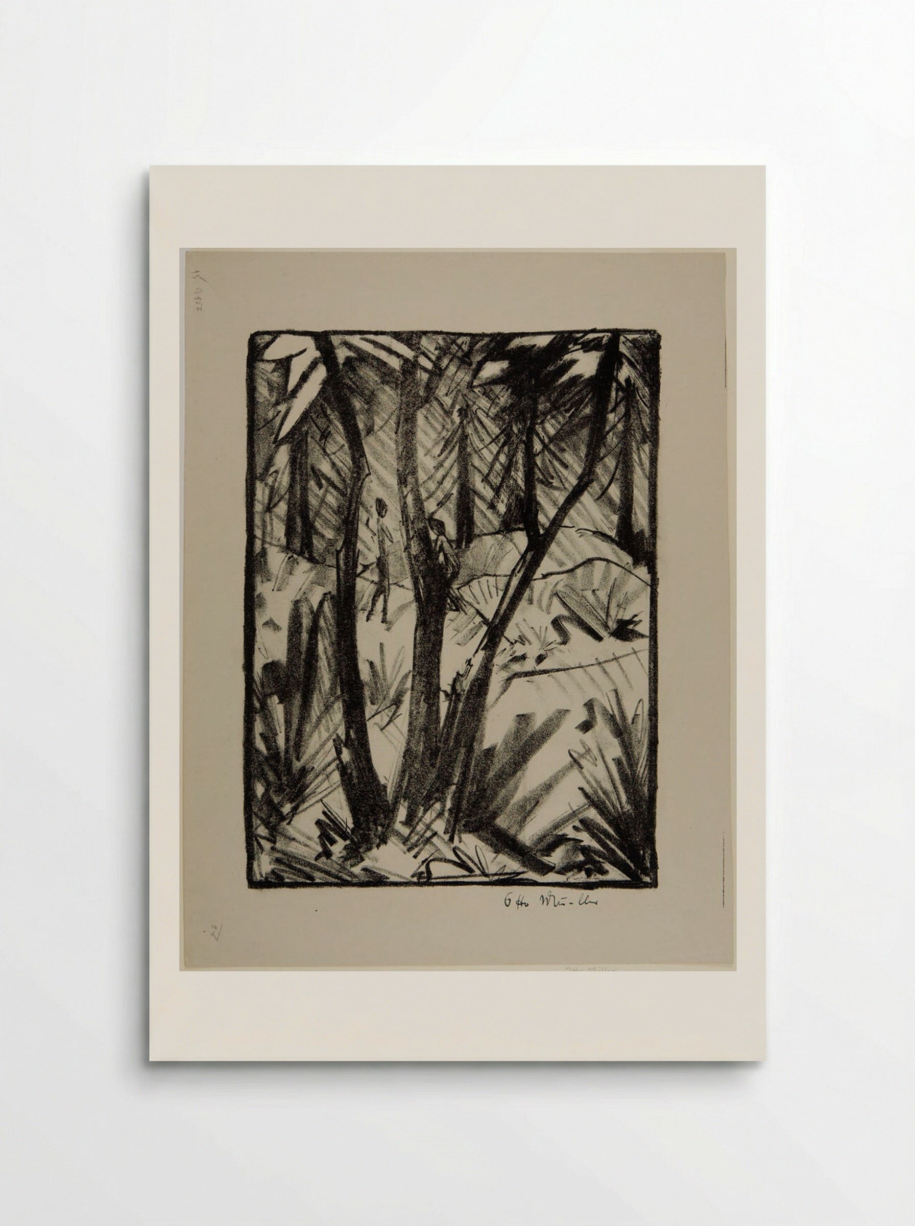 Landscape with Figures II - Otto Mueller - Poster