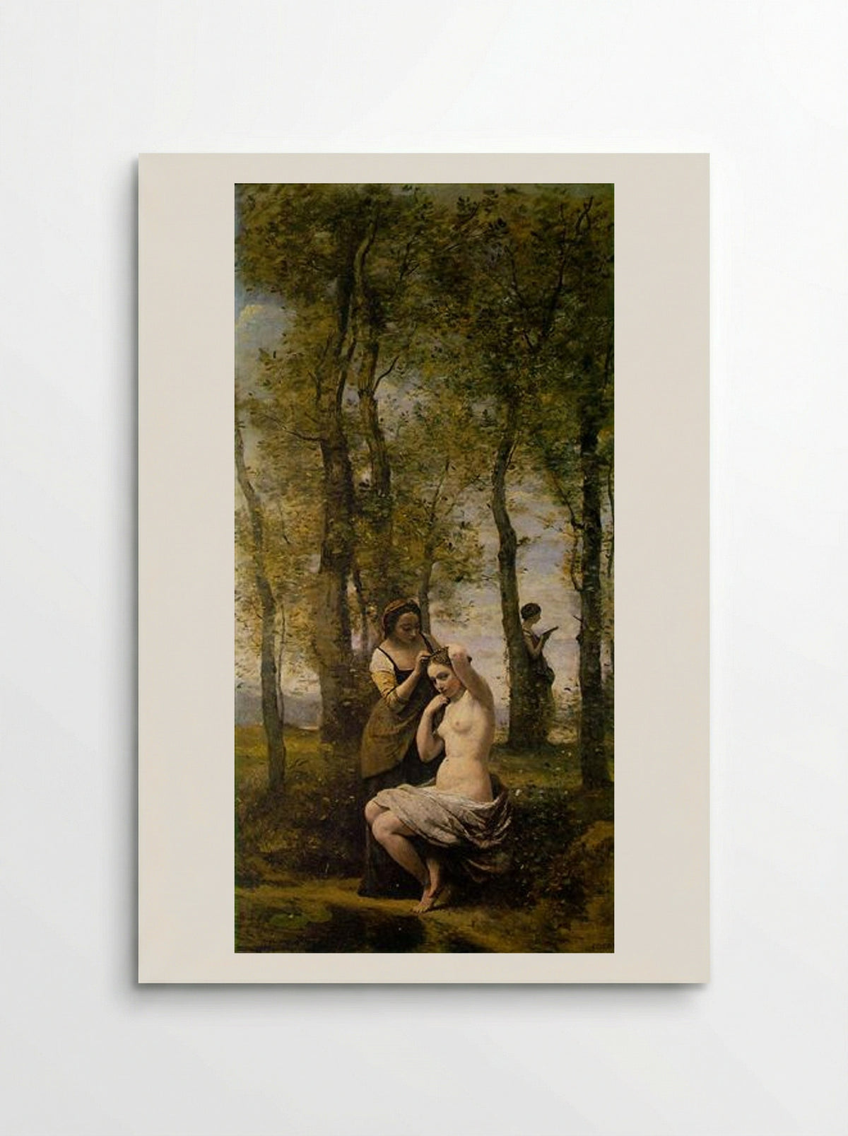 Landscape with Figures (Les Bohémiens) - Camille Corot - Poster